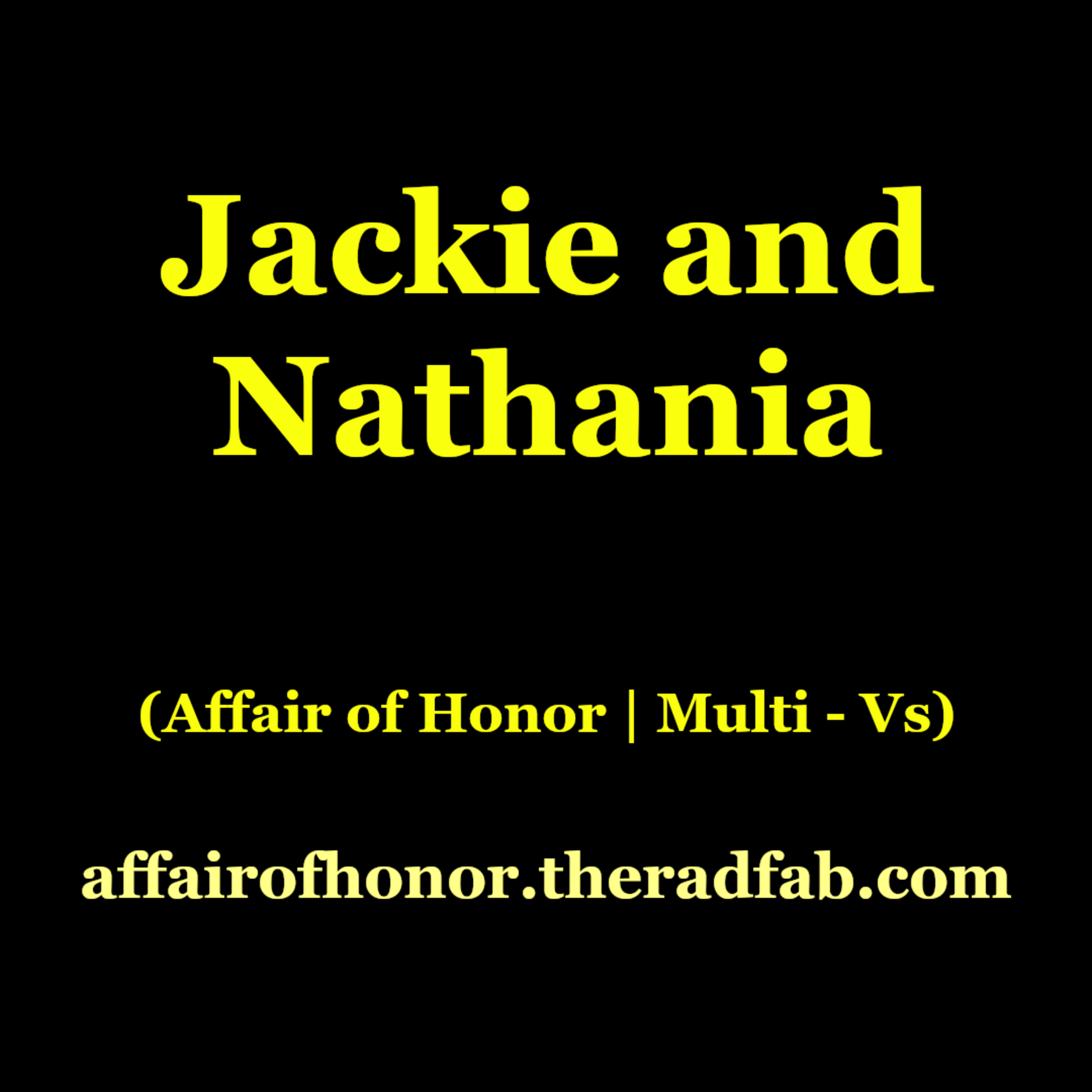 Jackie and Nathania | The Art of the Stage Fight with Affair of Honor episode artwork