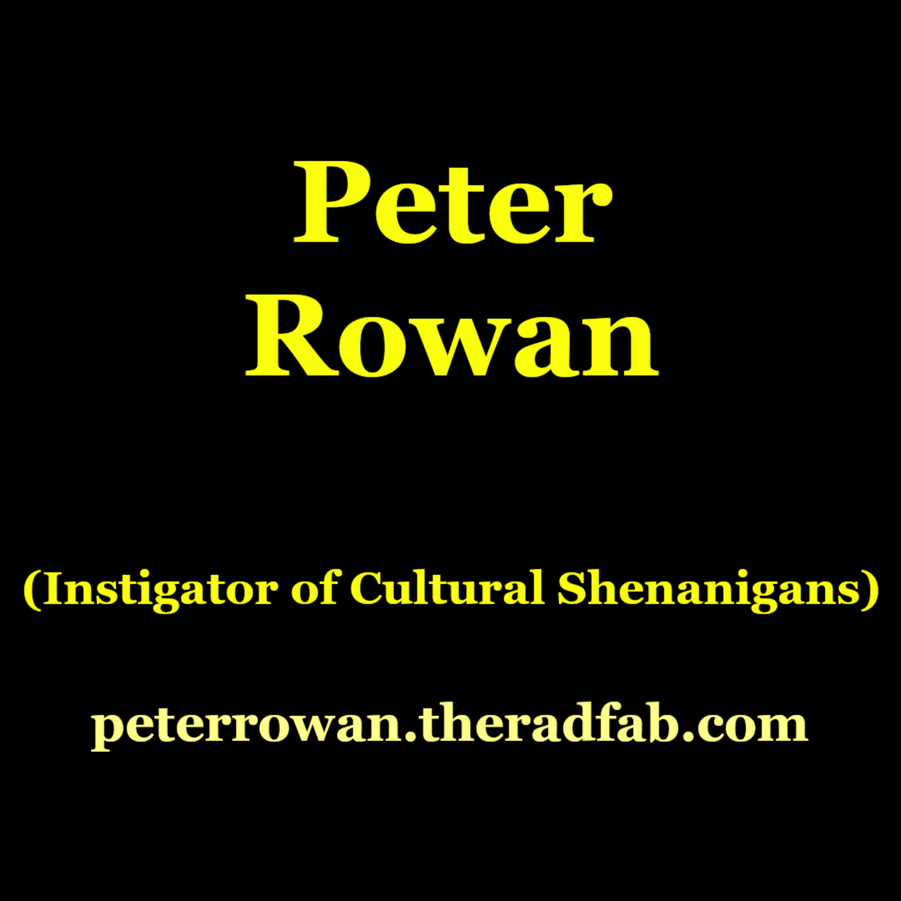 Peter Rowan | Instigator of Cultural Shenanigans episode artwork