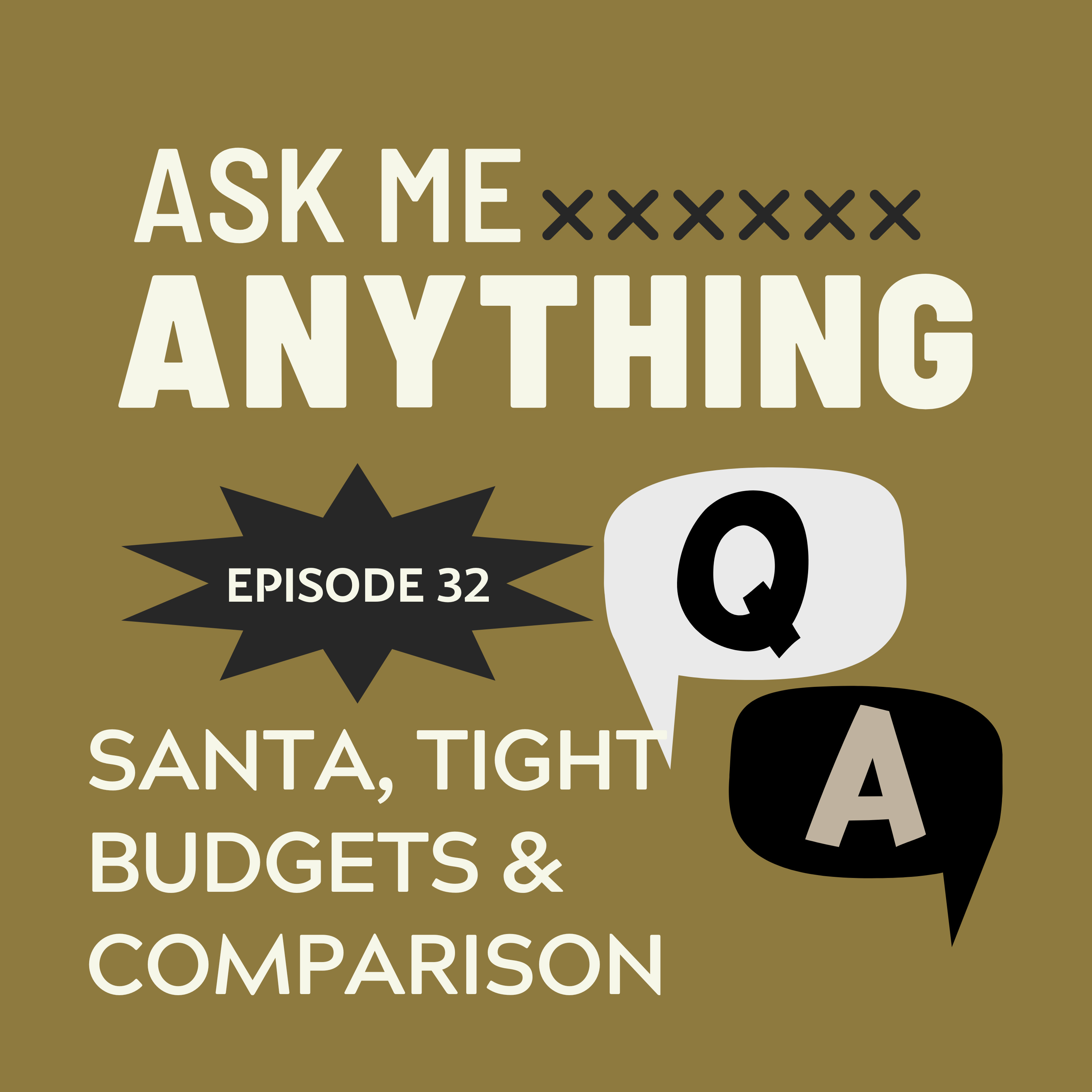 🎙️Ask Me Anything – E32: Navigating Santa, Tight Budgets & Childhood Comparison episode artwork