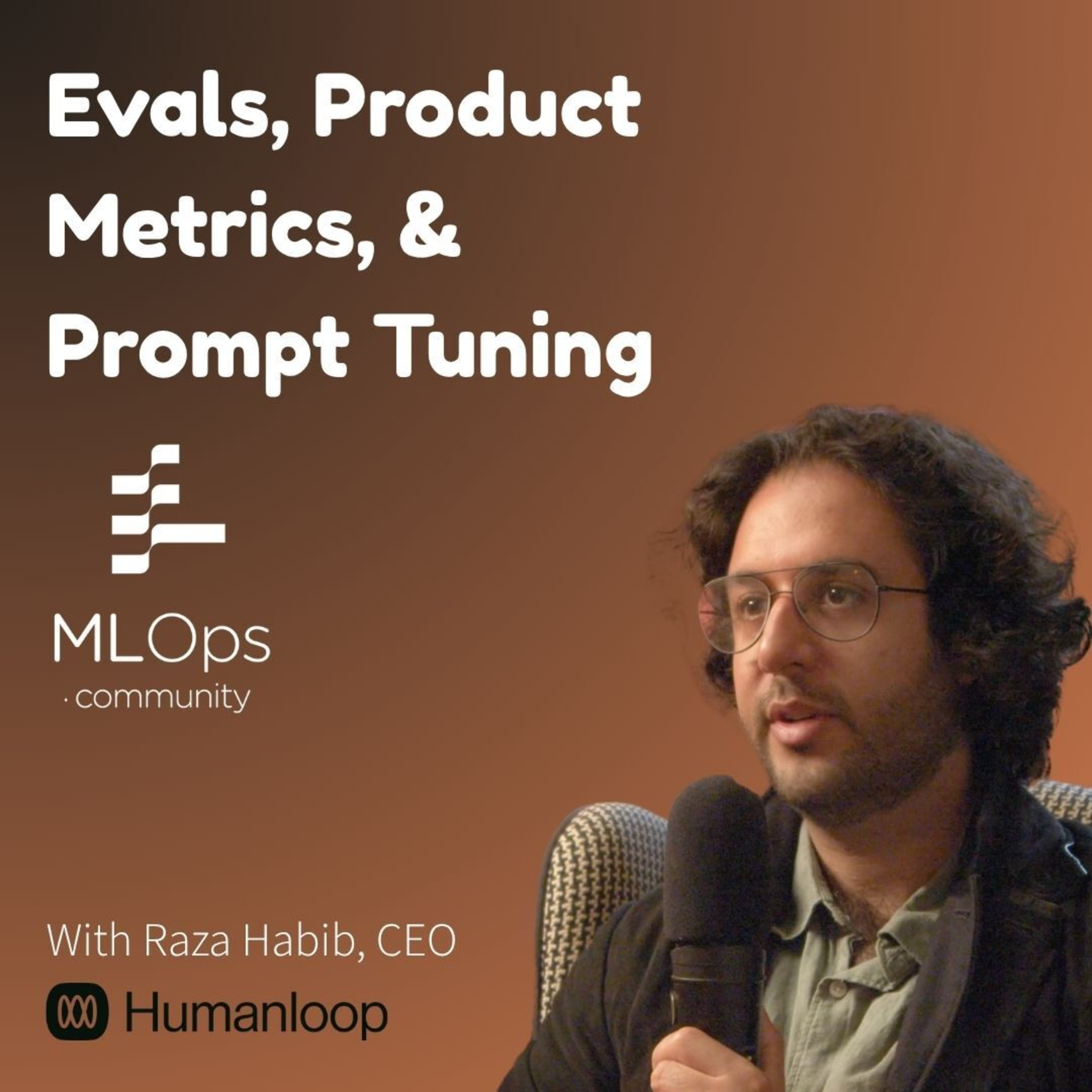 cover of episode Product Metrics are LLM Evals // Raza Habib CEO of Humanloop // #320