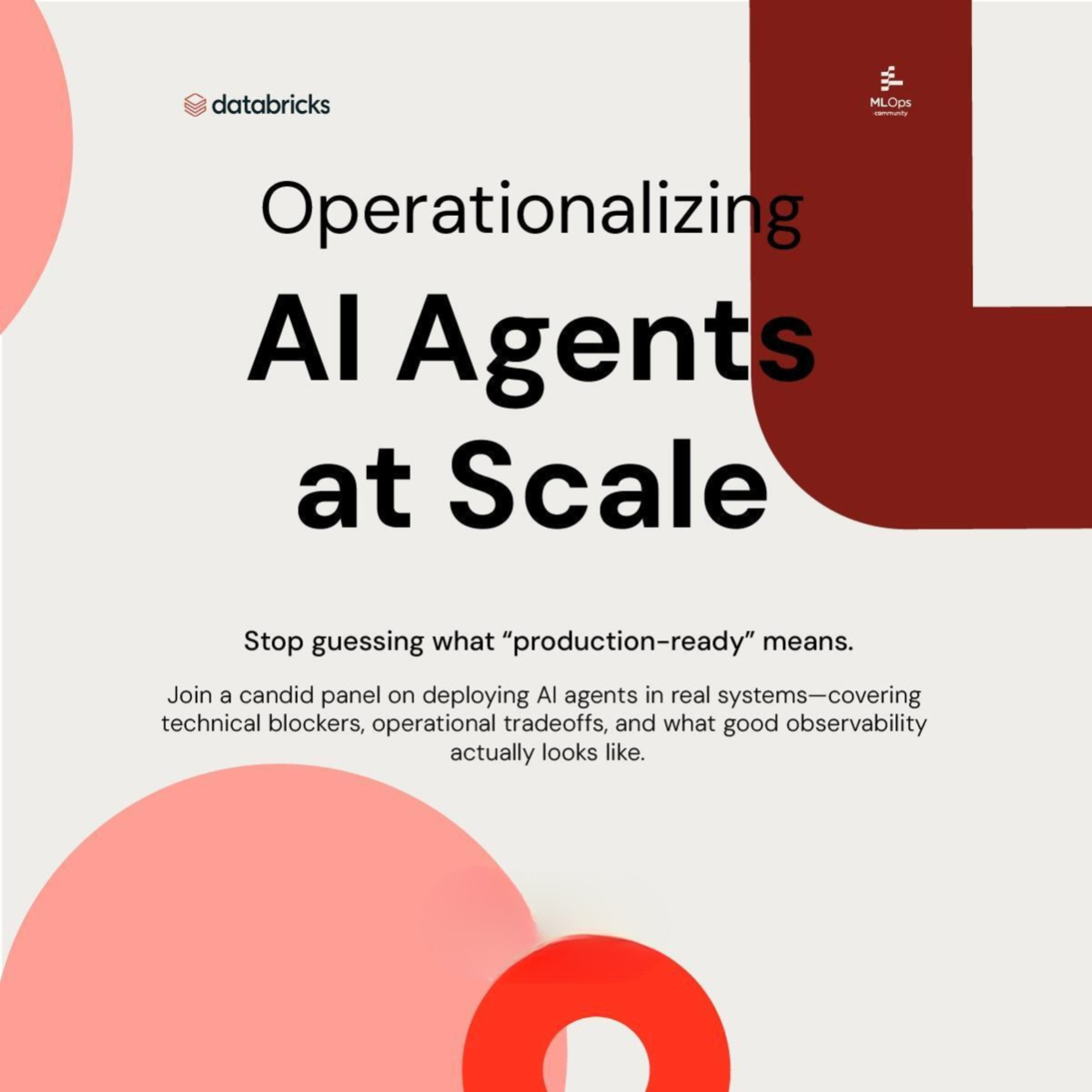 Operationalizing AI Agents: From Experimentation to Production // Databricks Roundtable thumbnail