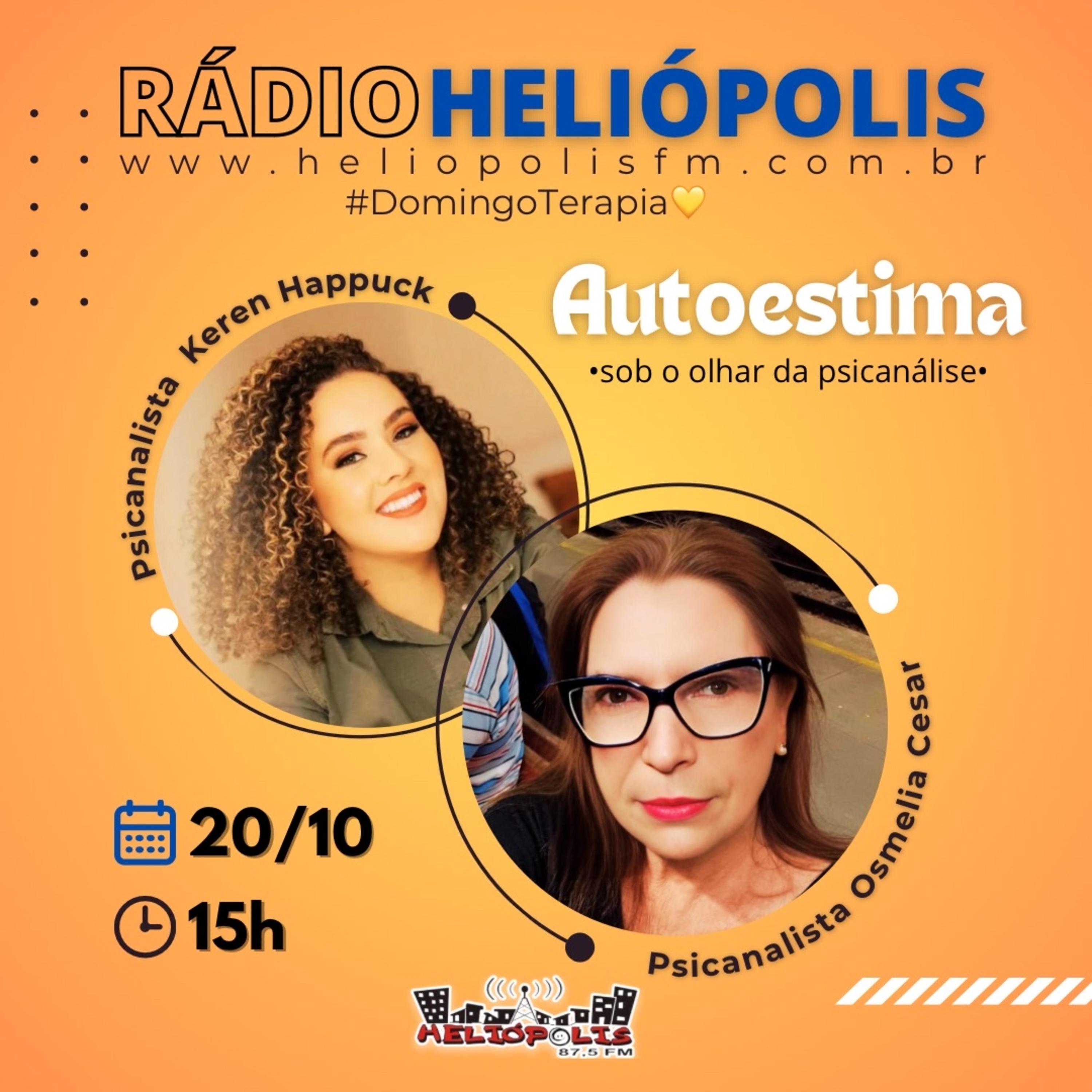 AUTOESTIMA SOB O OLHAR DA PSICANÁLISE COM KEREN HAPPUCK E OSMELIA CESAR #DOMINGOTERAPIA💛 episode artwork