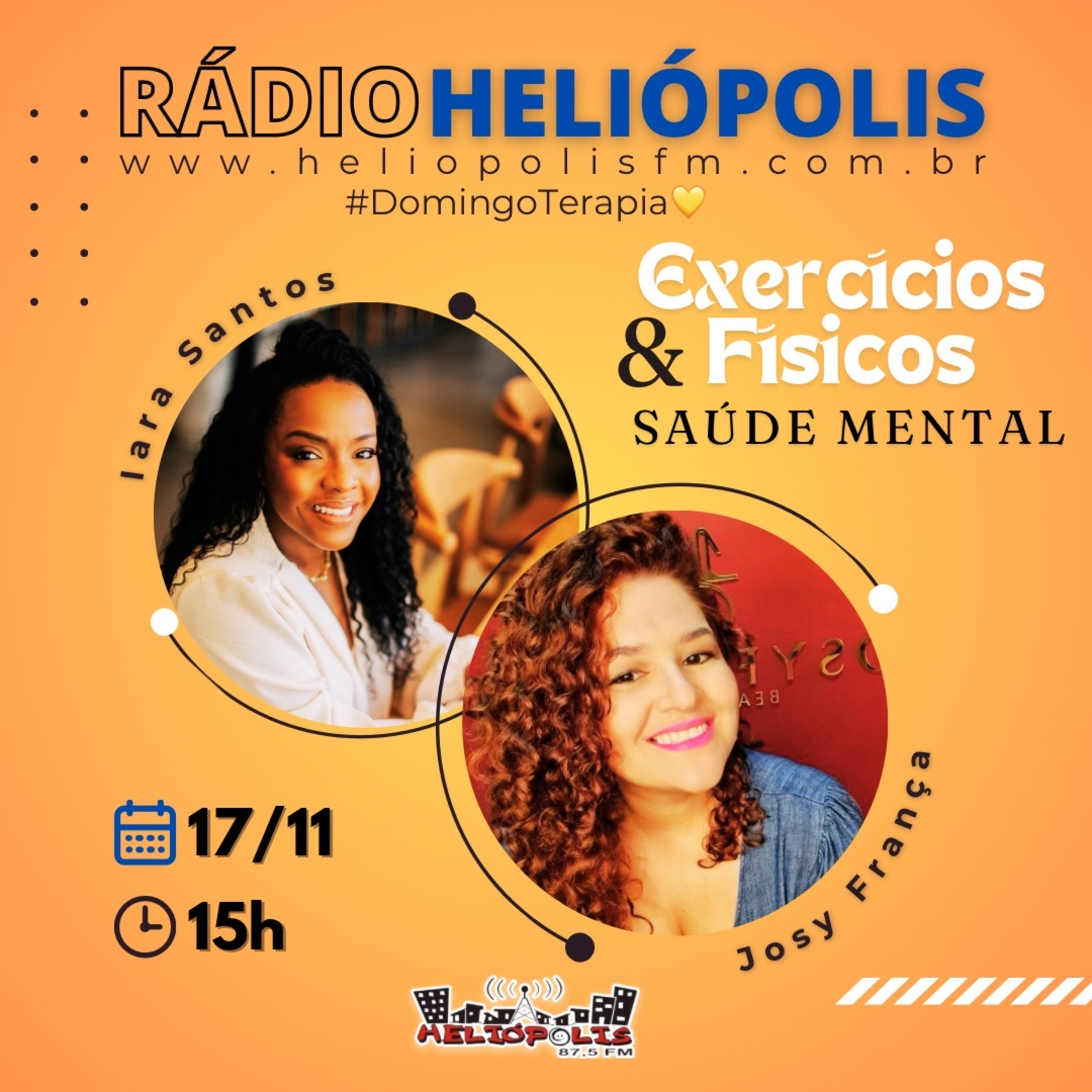 EXERCÍCIOS FÍSICOS PROMOVEM SAÚDE MENTAL COM IARA SANTOS E JOSY FRANÇA episode artwork