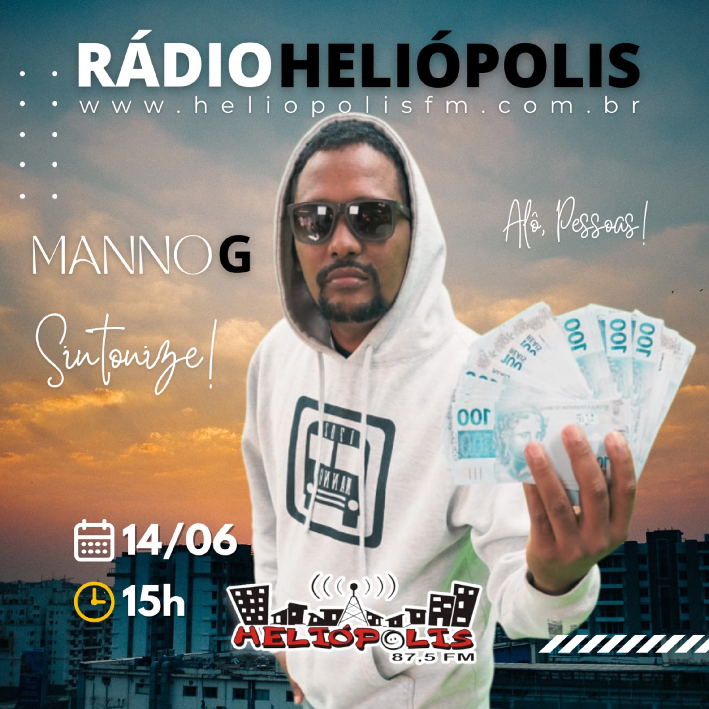 MANNO G NO ALÔ,PESSOAS! RÁDIO HELIÓPOLIS 87,5 FM SP episode artwork