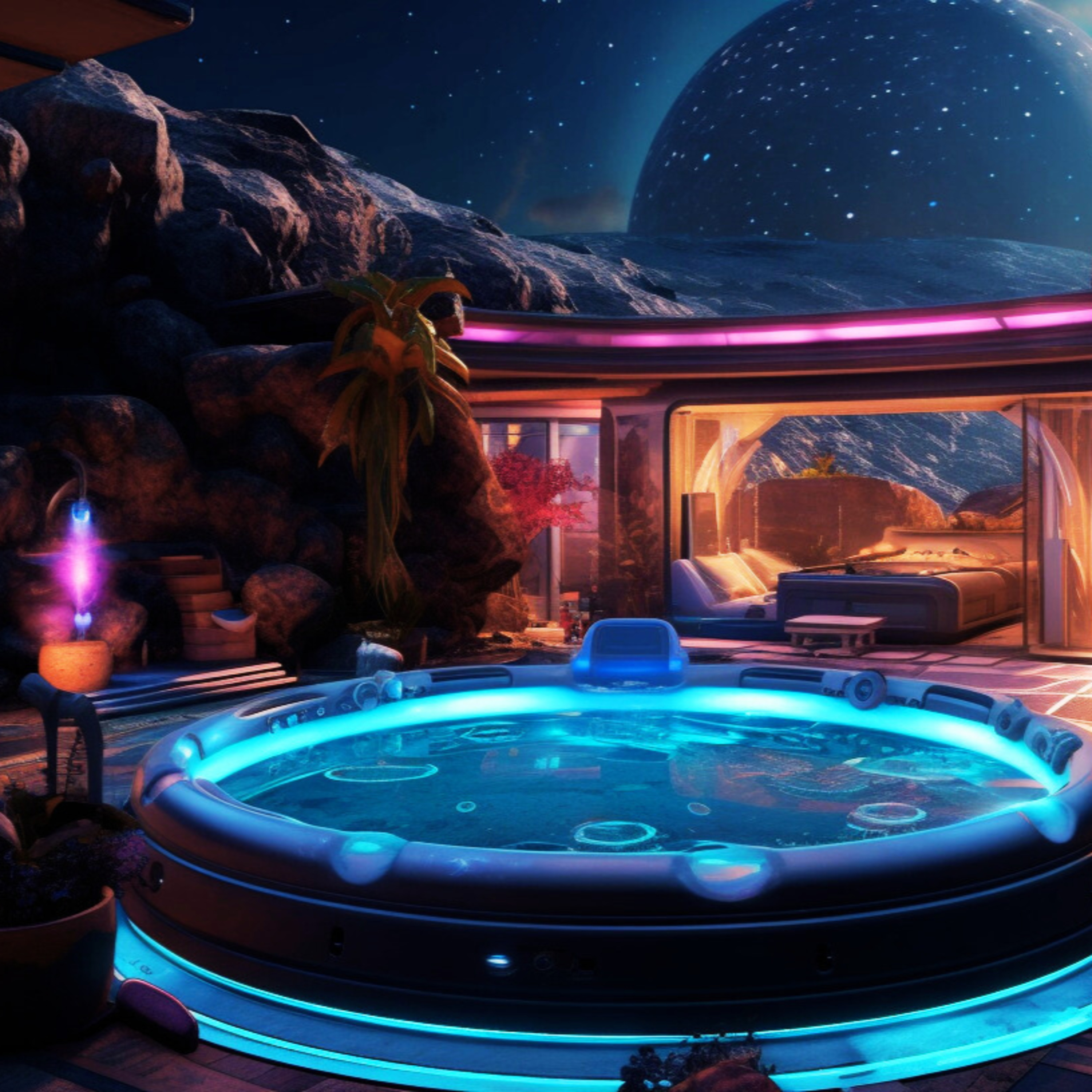 Galactic Dreams: Cosmic Spa Retreat and Deep [Sleep Hypnosis]