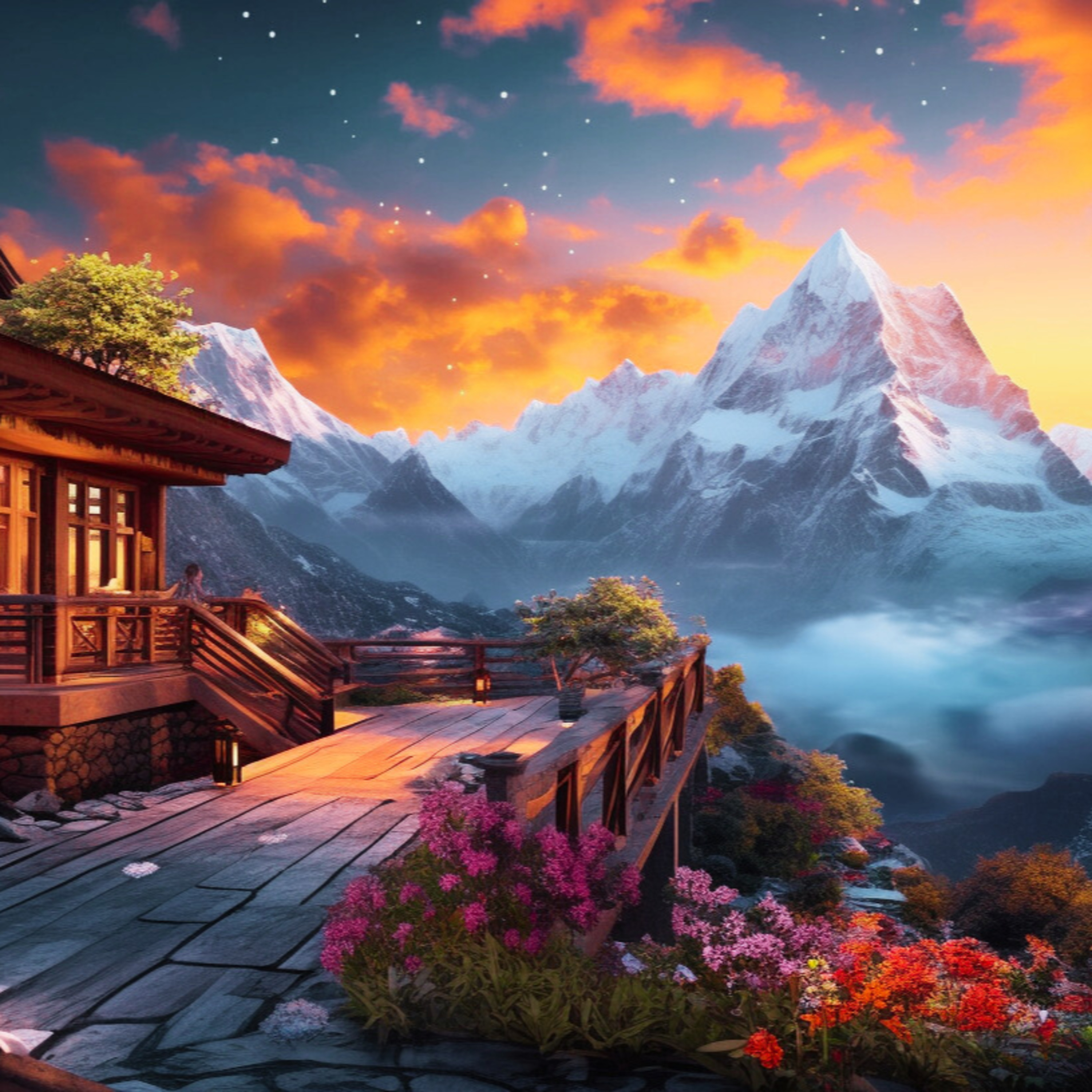 Where the Mind Goes Silent — Himalayan Deep Sleep Hypnosis