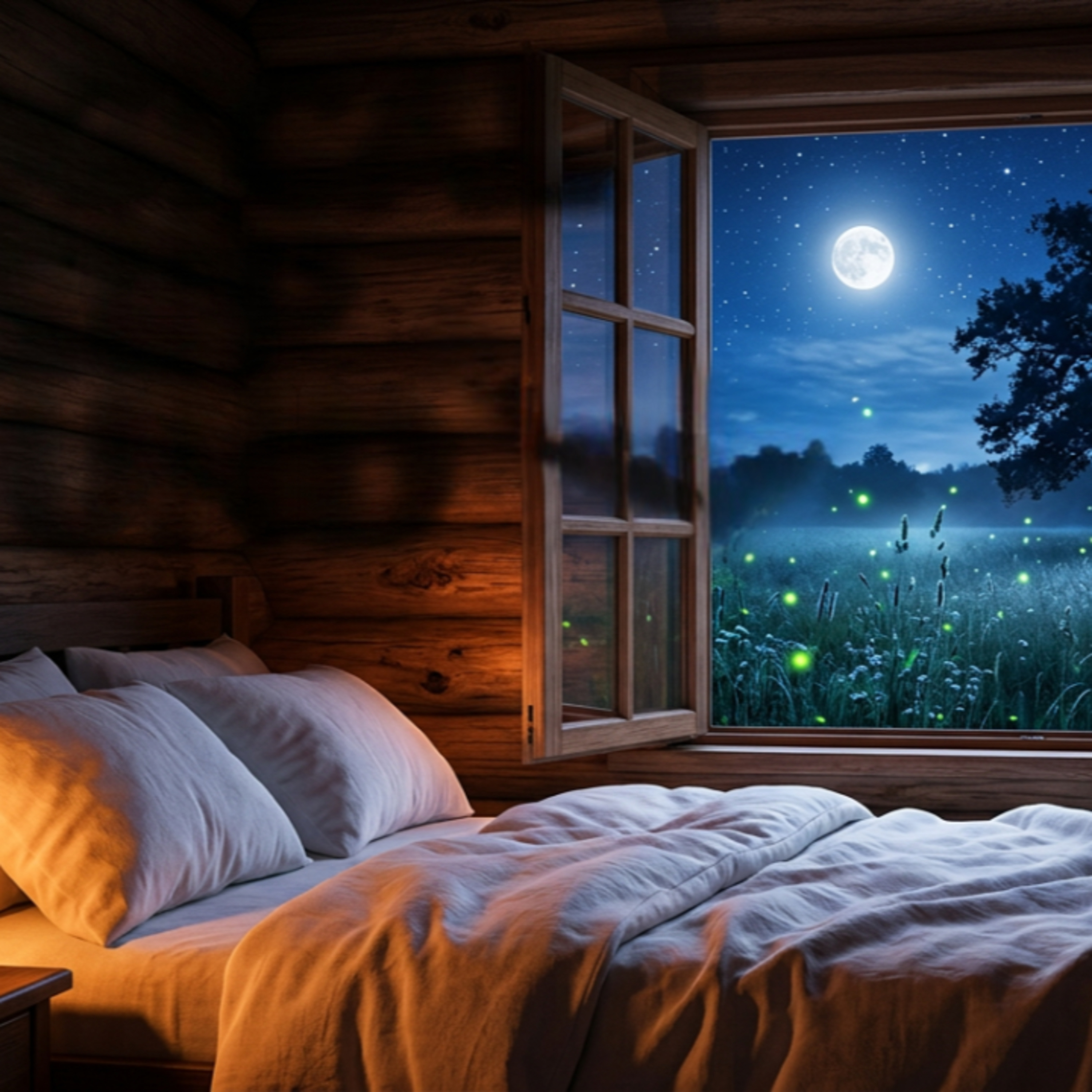Fall Asleep to Crickets... A Guided Body Scan for the Softest Sleep