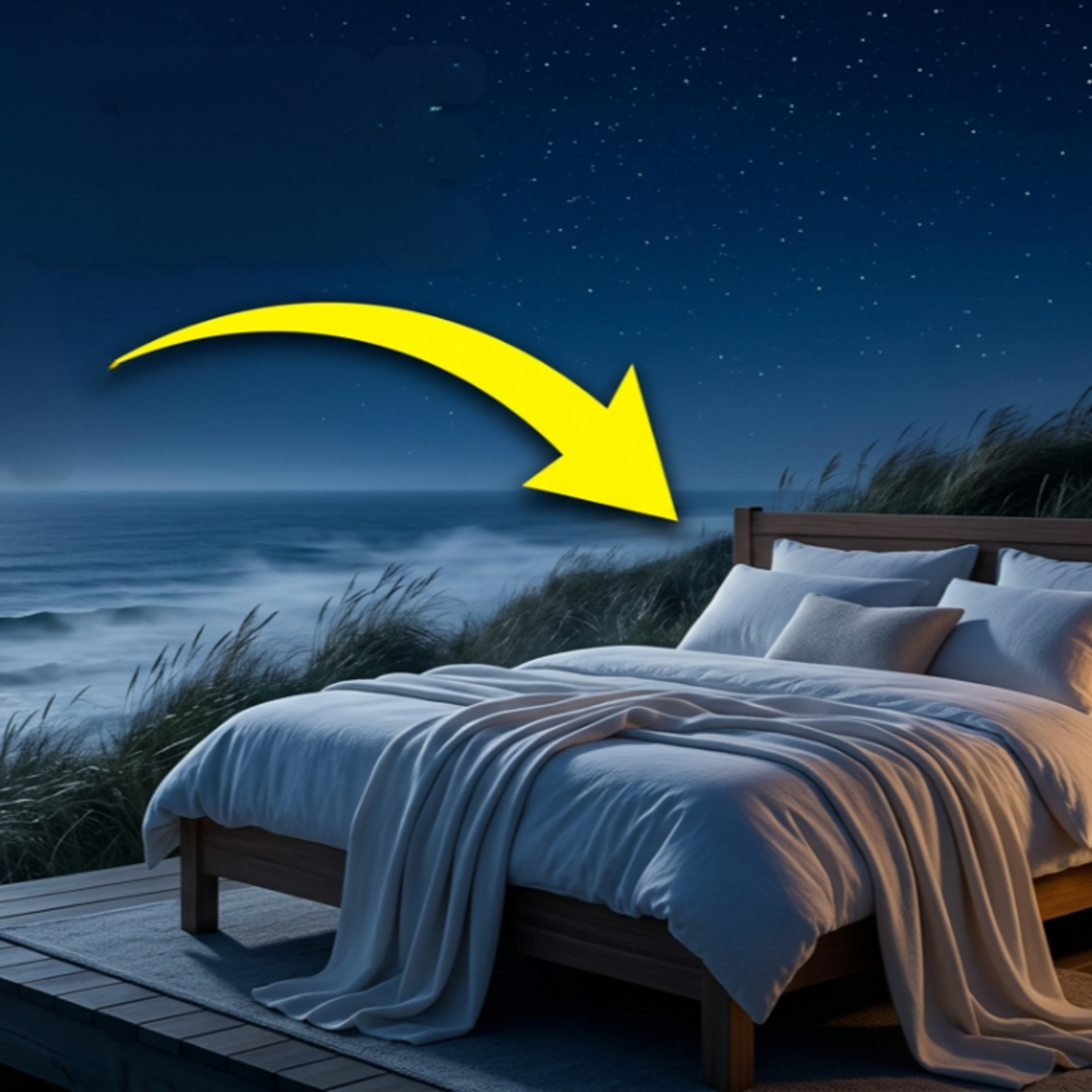 Sleep Hypnosis... Fall Asleep to the Sound of Wind and Waves episode artwork