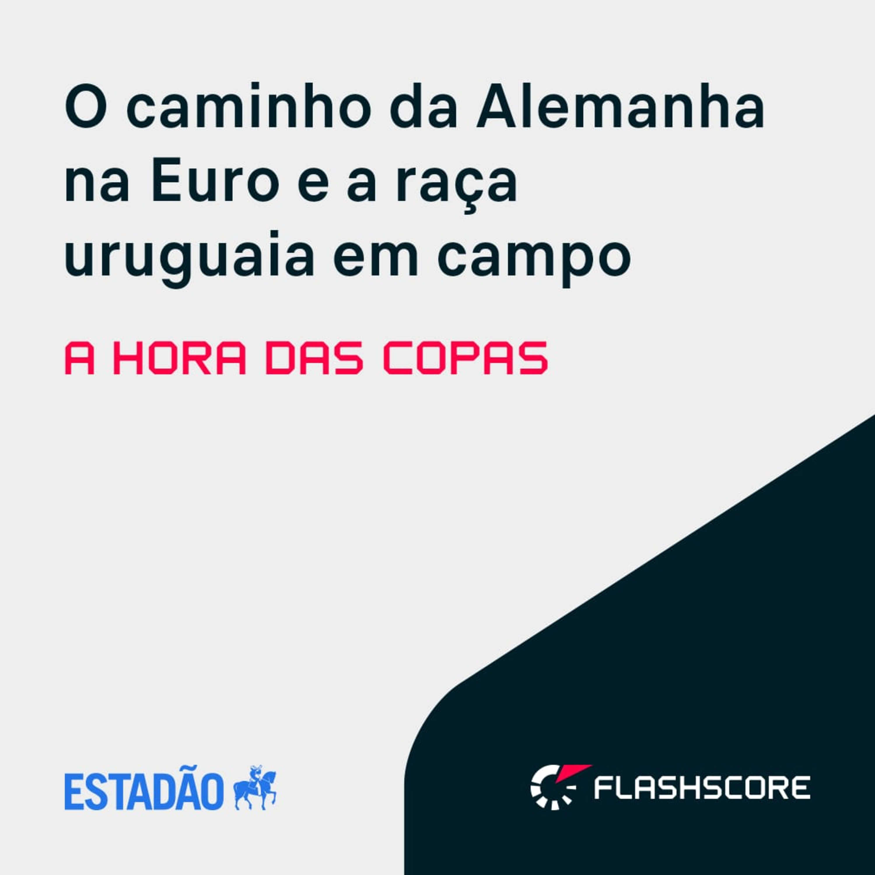 O caminho da Alemanha na Euro 2024 e a raça uruguaia em campo - A hora das Copas - 23/06 episode artwork