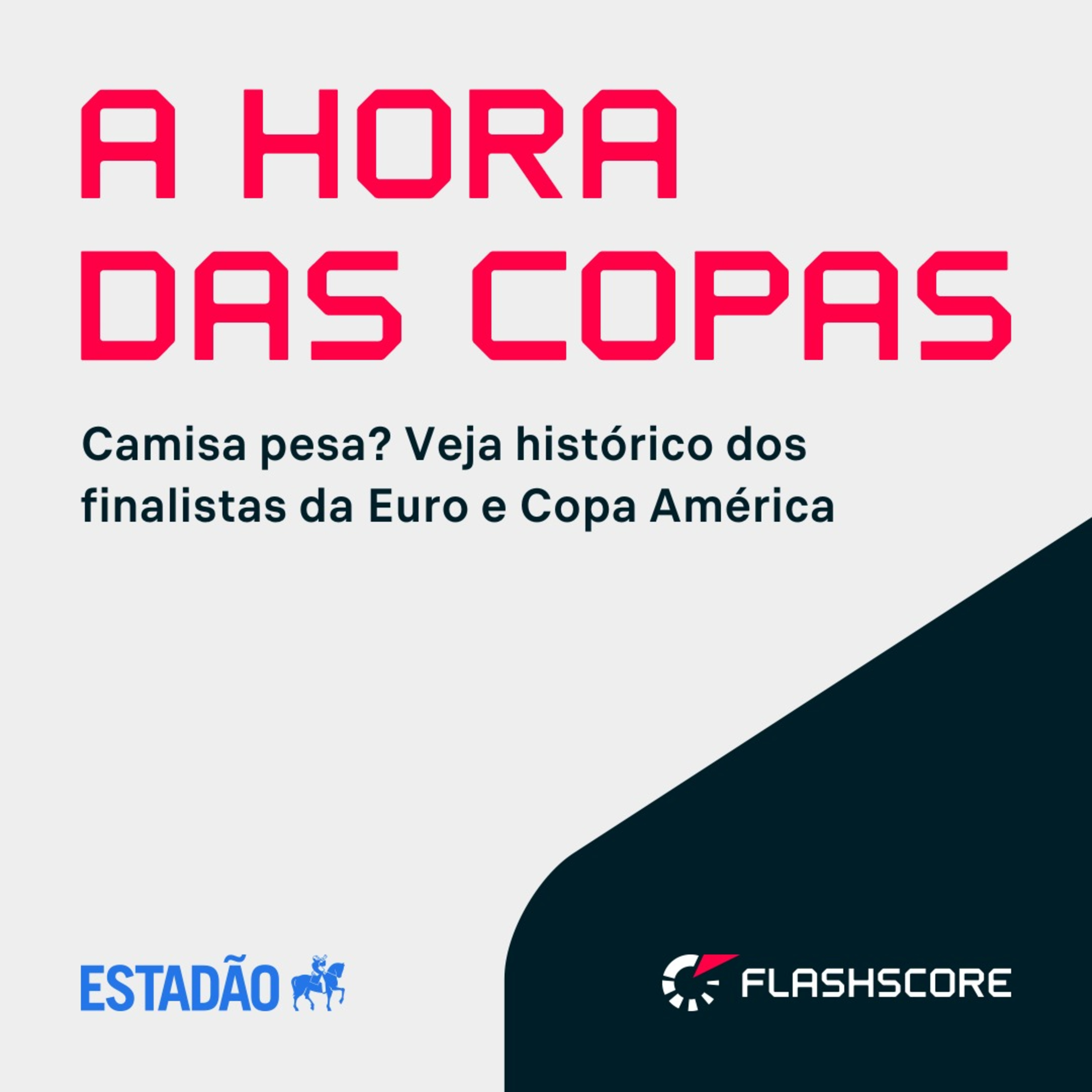 VEJA HISTÓRICO DOS FINALISTAS DA EURO E DA COPA AMÉRICA - A Hora das Copas - 13/07 episode artwork
