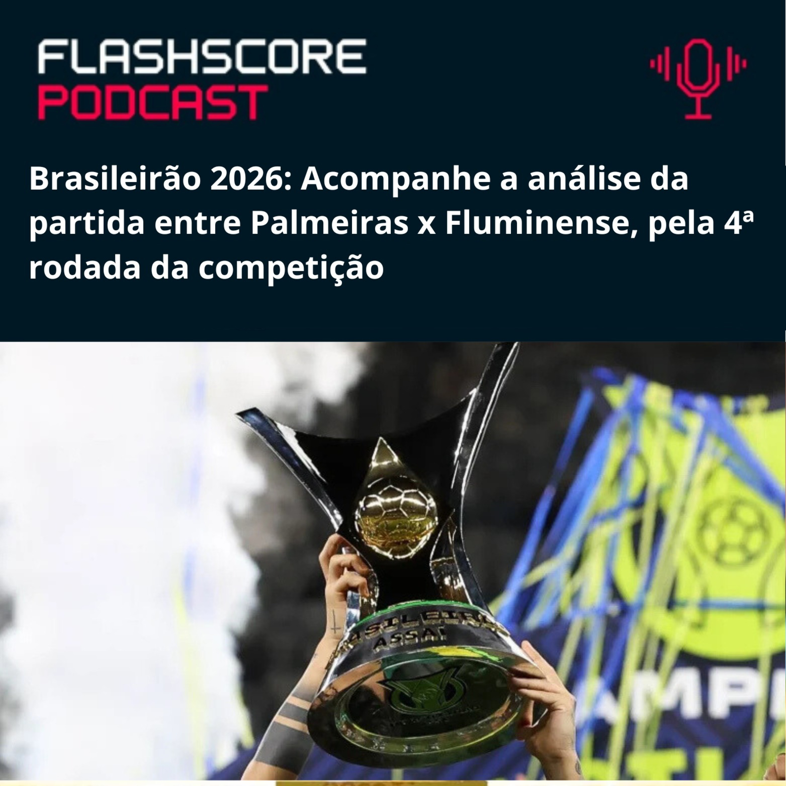 PRÉ-JOGO: PALMEIRAS x FLUMINENSE | BRASILEIRÃO 2026 episode artwork