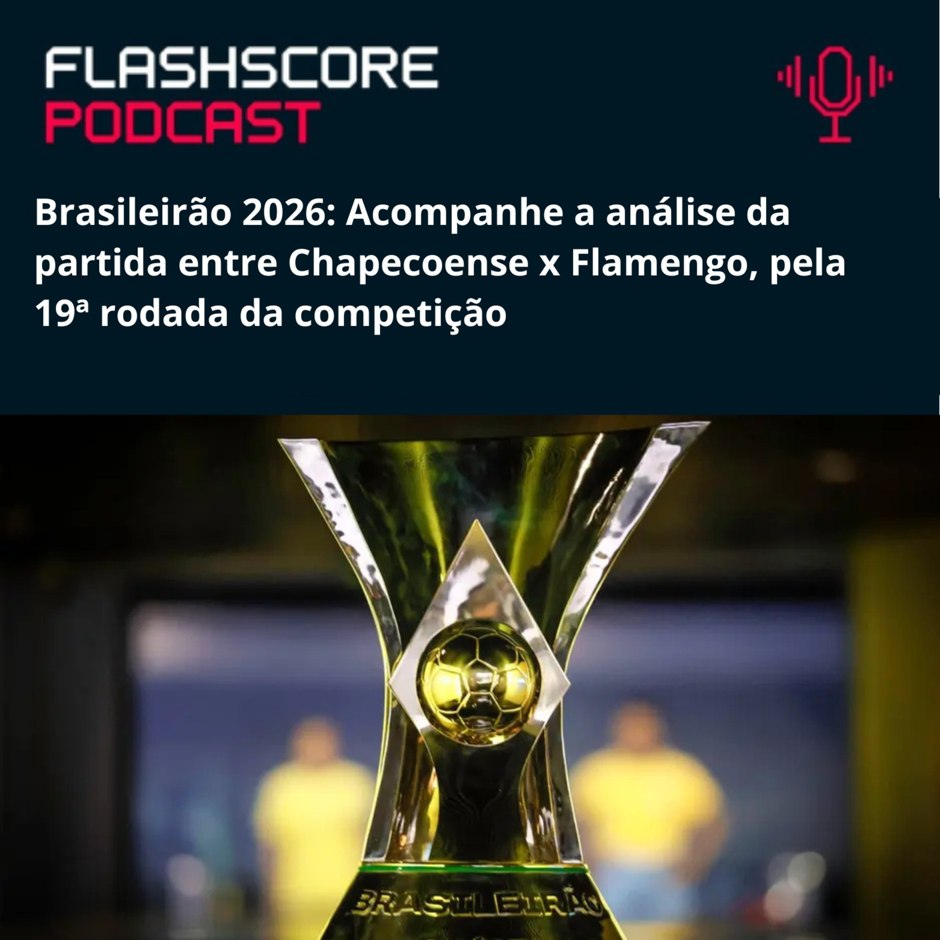 PRÉ-JOGO CHAPECOENSE X FLAMENGO | 19ª RODADA BRASILEIRÃO 2026 episode artwork
