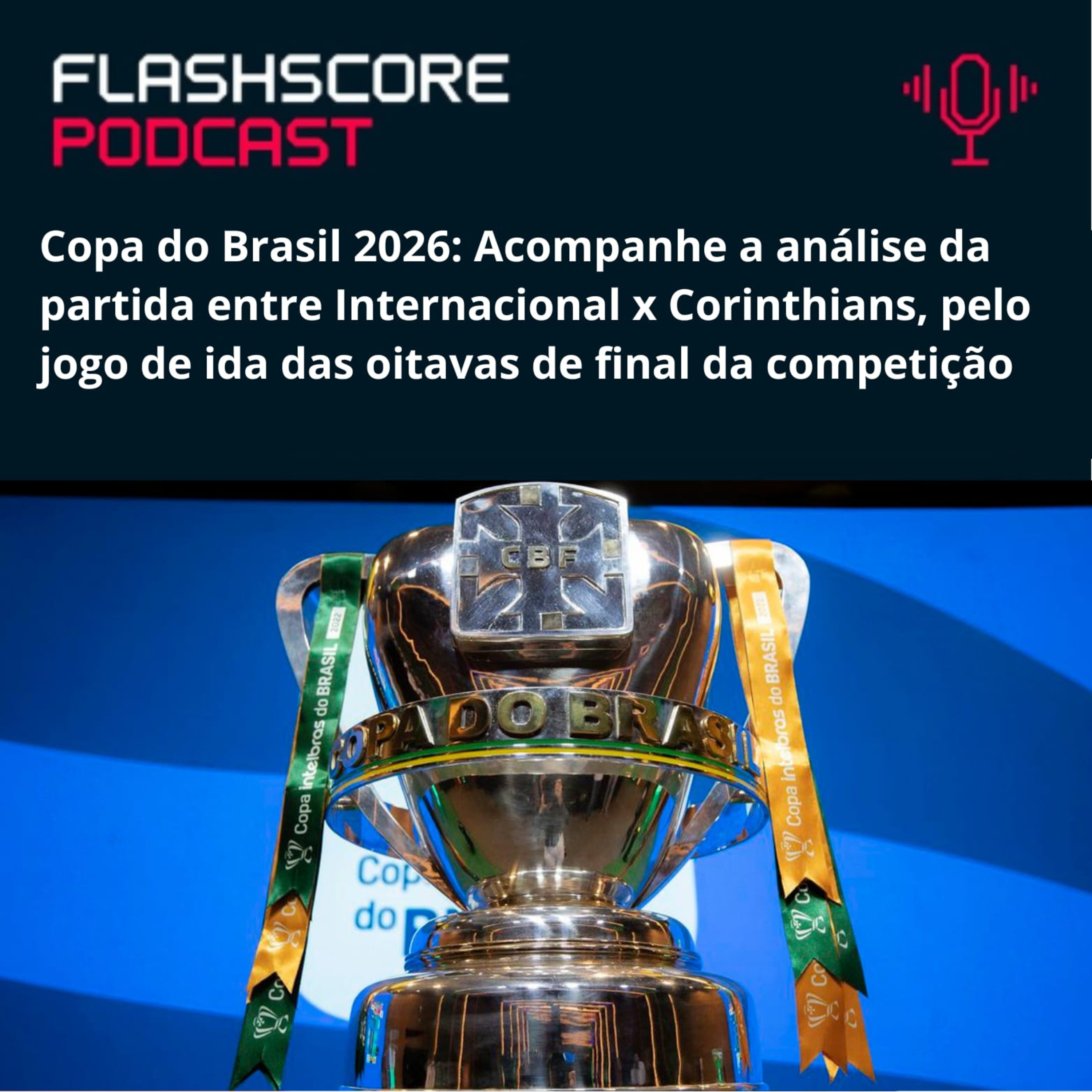 PRÉ-JOGO INTERNACIONAL X CORINTHIANS | OITAVAS DE FINAL COPA DO BRASIL episode artwork