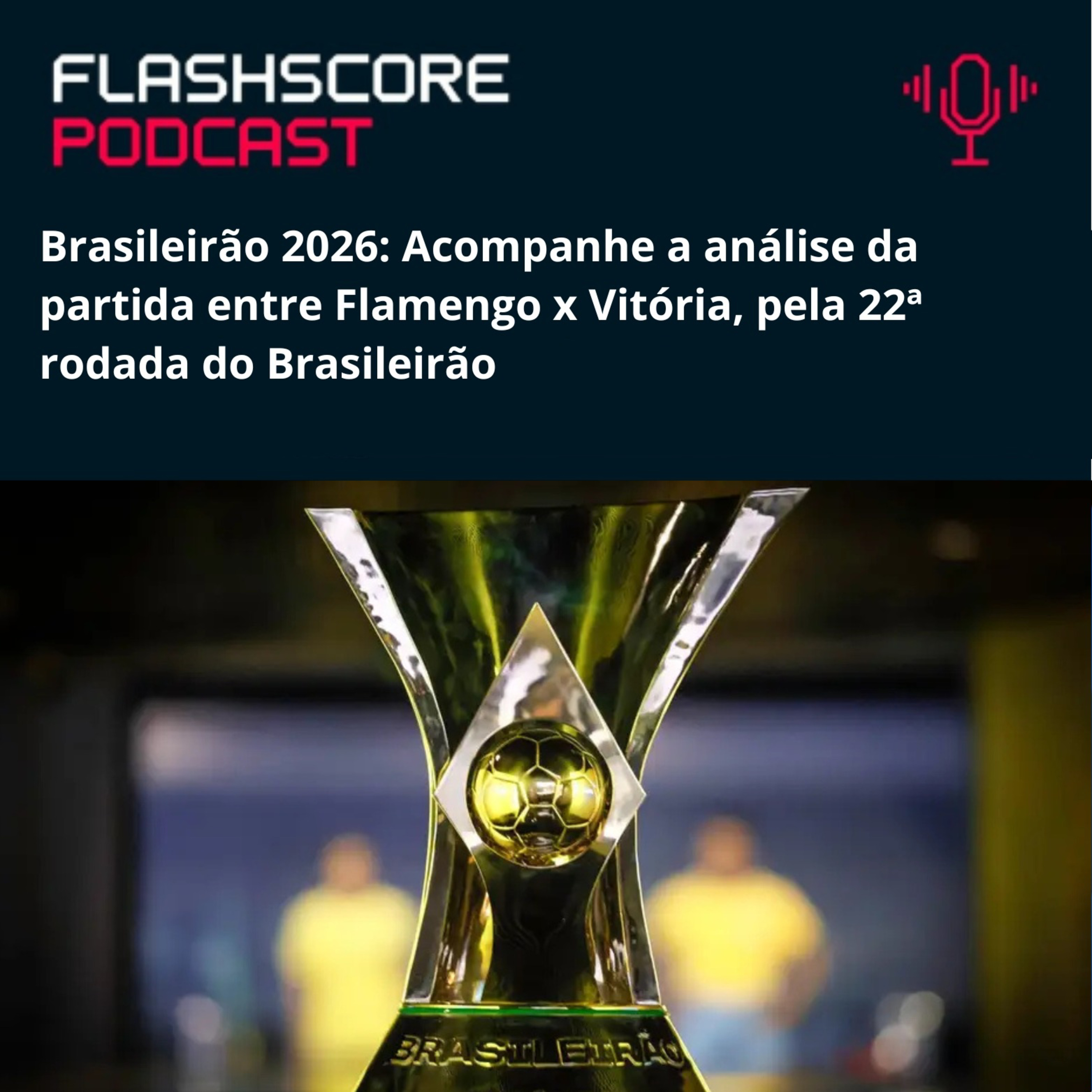 PRÉ-JOGO FLAMENGO X VITÓRIA | 22ª RODADA BRASILEIRÃO 2026 episode artwork