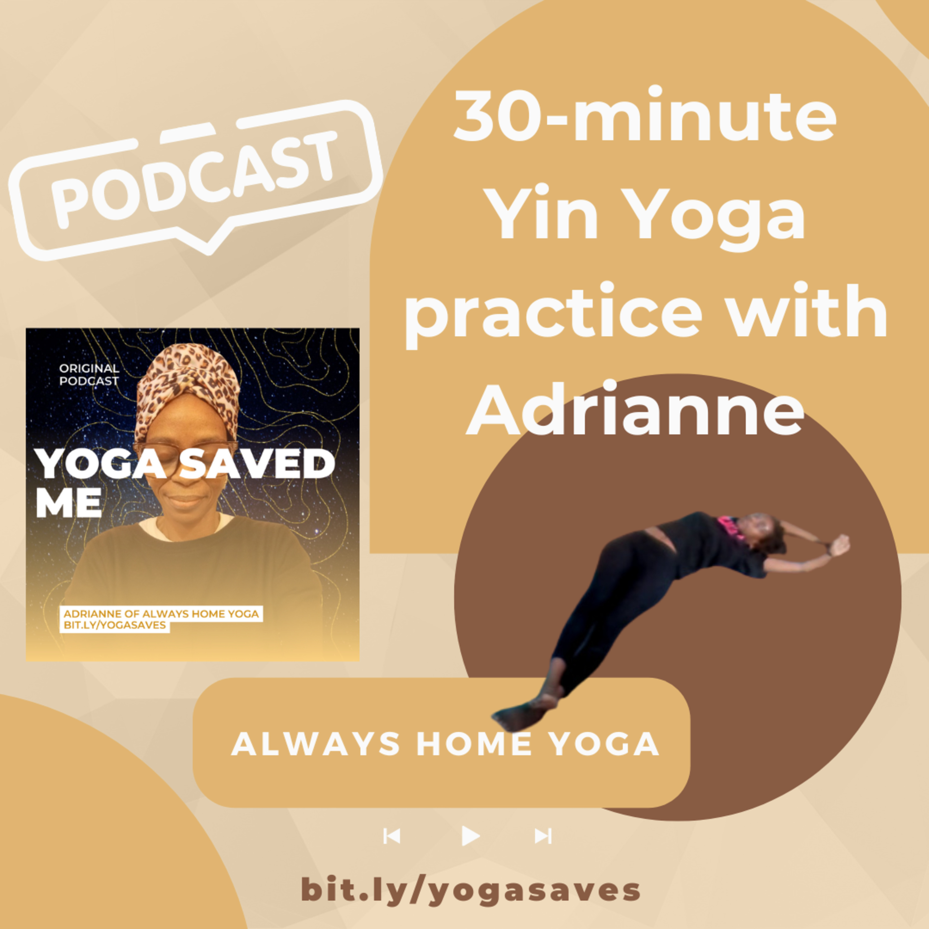 30 minute Yin Yoga practice episode artwork