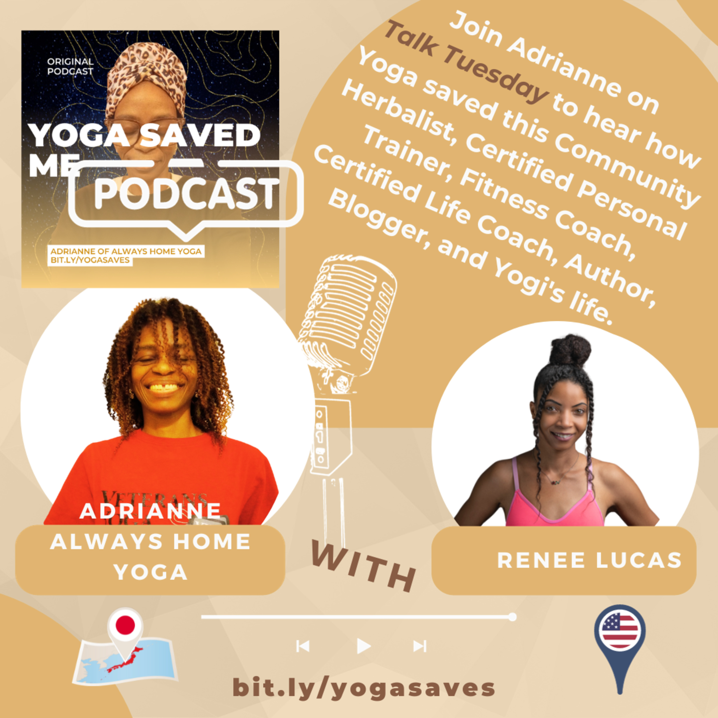 How Yoga Saved My Life: Talk Tuesday with Renee Lucas episode artwork