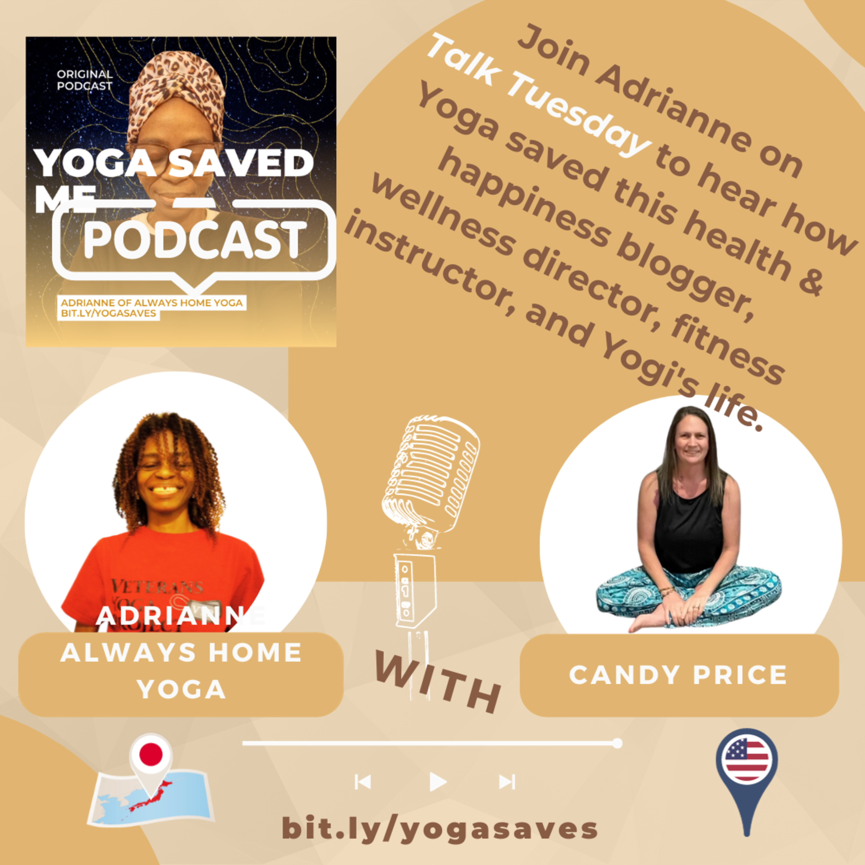 How Yoga Saved My Life + Oak Tree Meditation: Talk Tuesday with Candy Price episode artwork
