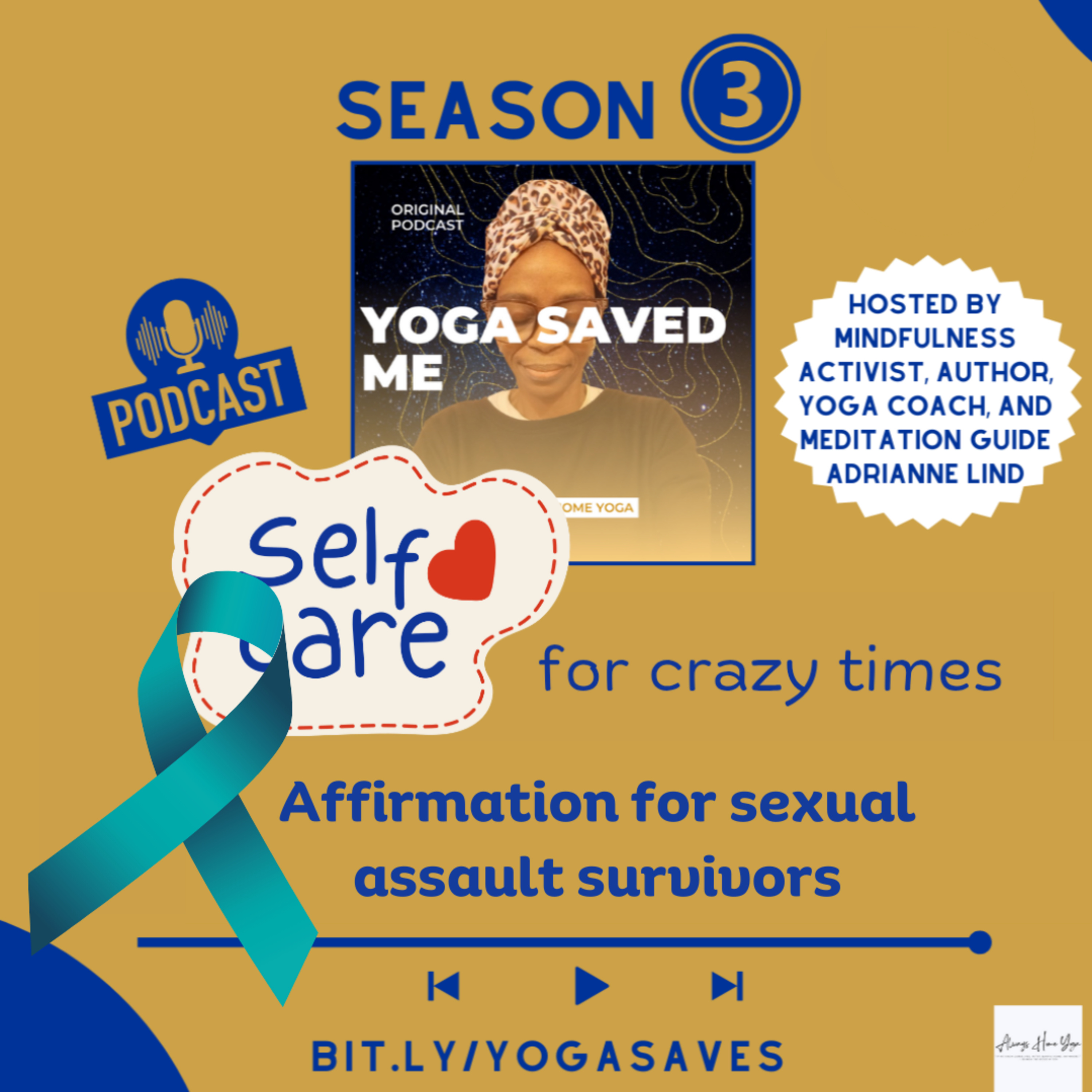 Mindfulness practice for Sexual Assault Awareness Month episode artwork
