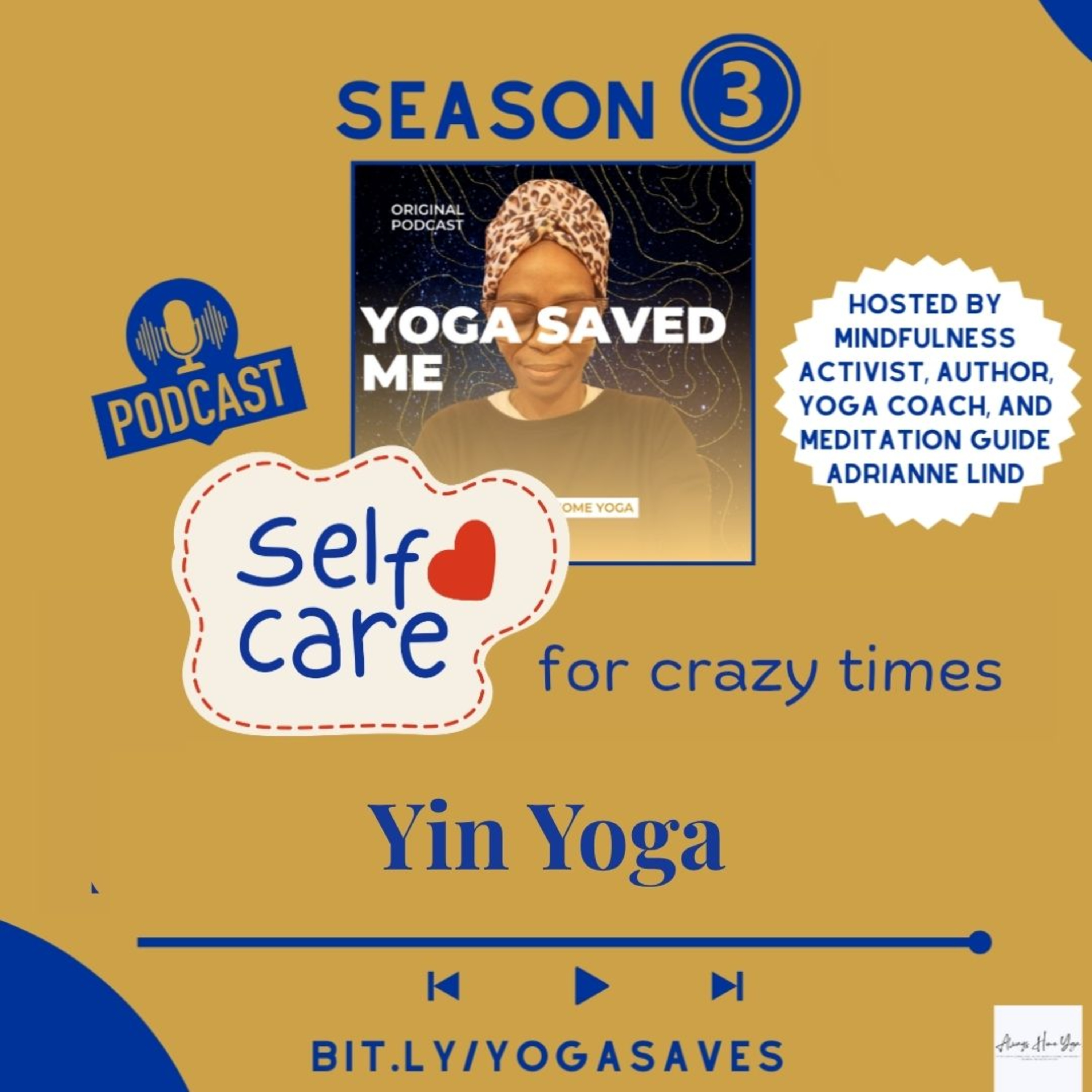 Yin Yoga Practice - Selfcare for Crazy Times episode artwork