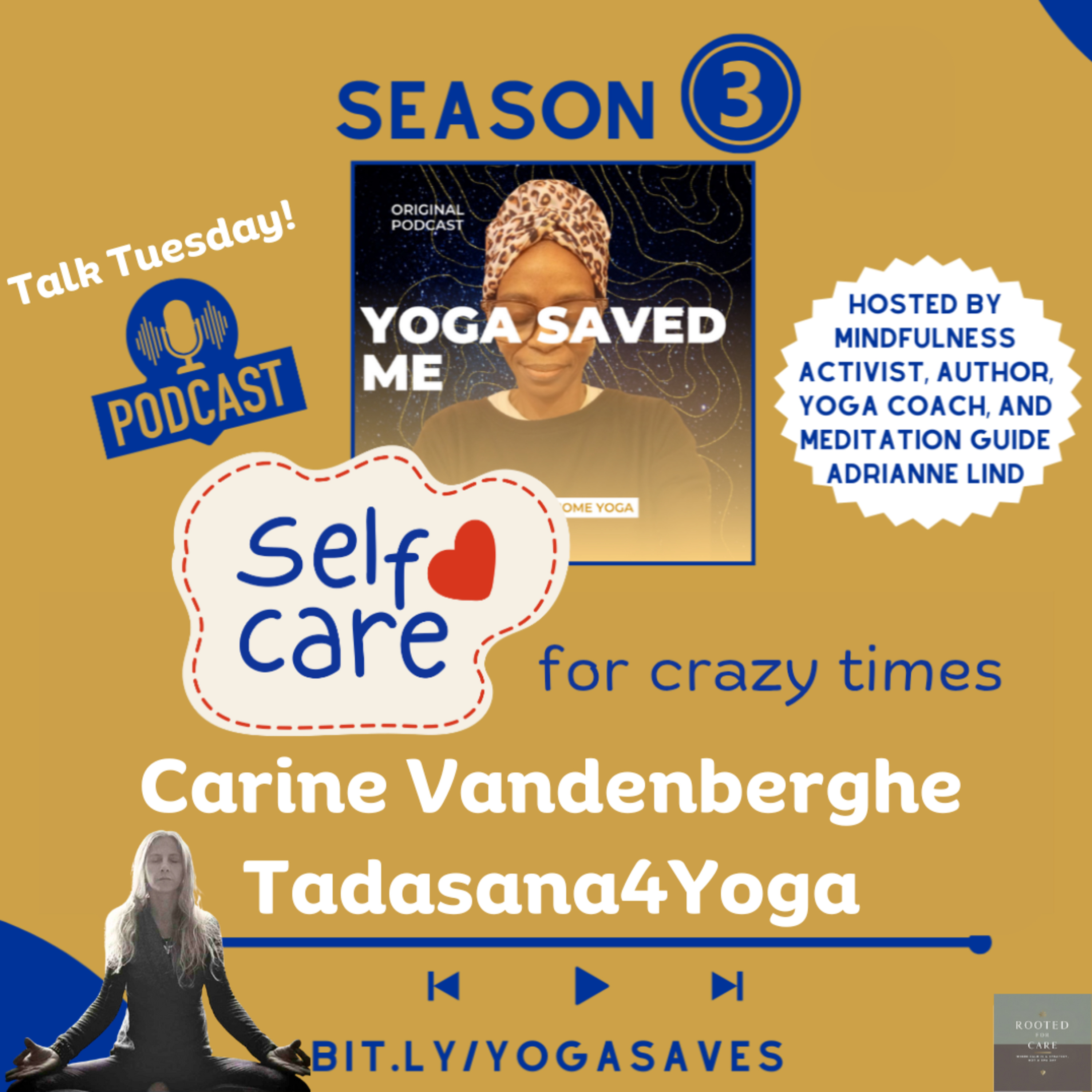 Carine Vandenberghe from Tadasana4Yoga - Talk Tuesday episode artwork