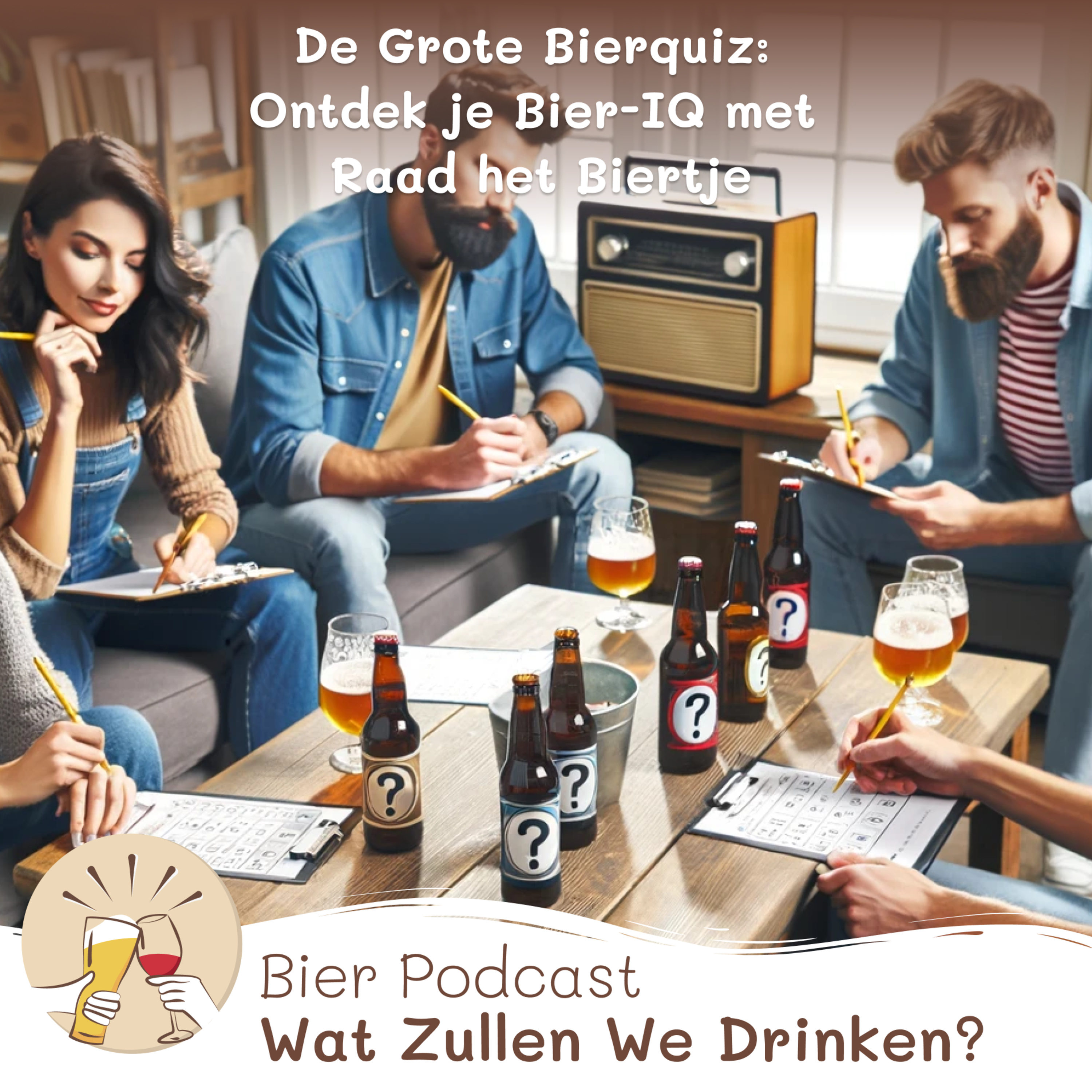 #52 🍺 De Grote Bierquiz: Ontdek je Bier-IQ met 'Raad het Biertje episode artwork
