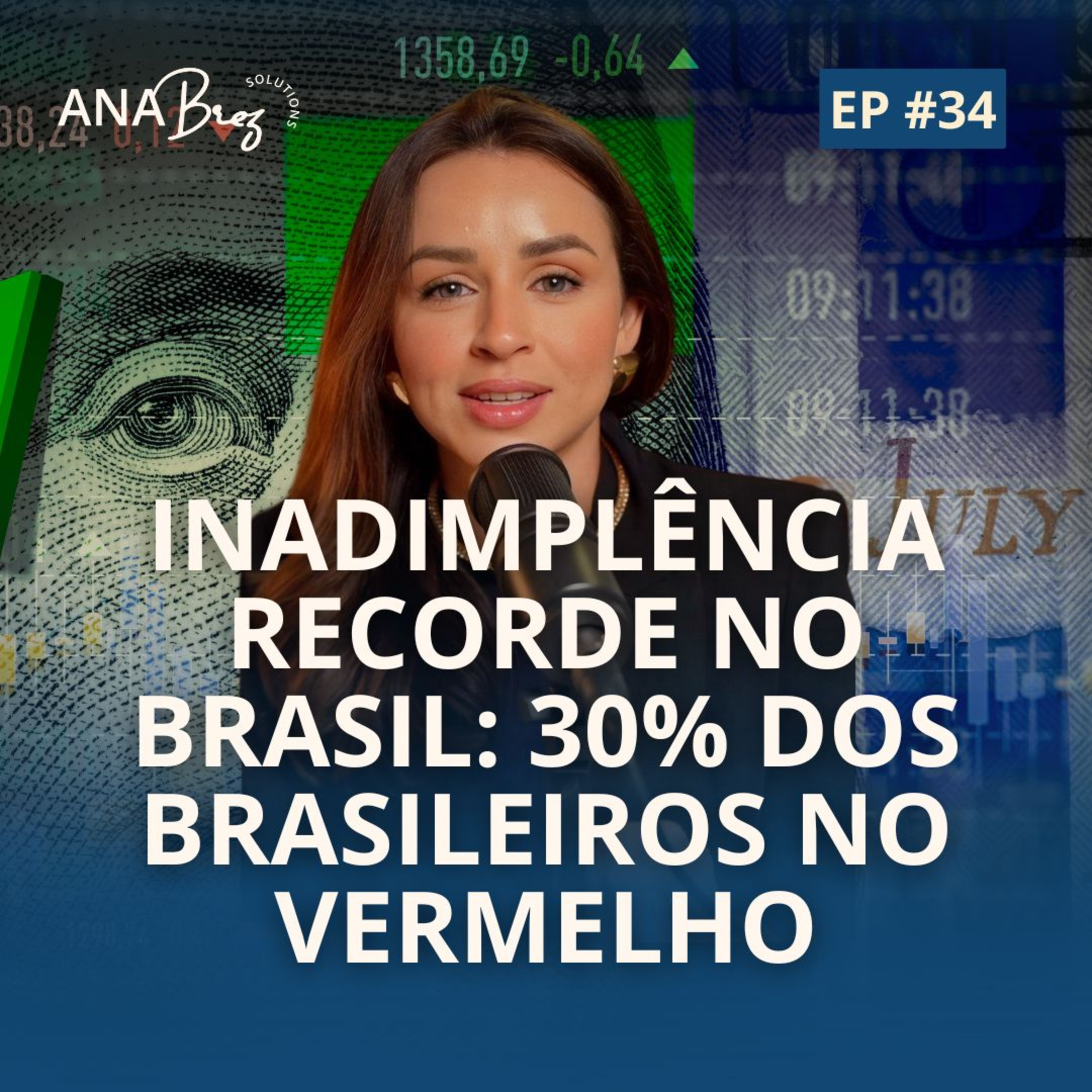 34#News - Inadimplência recorde no Brasil: 30% dos brasileiros no vermelho