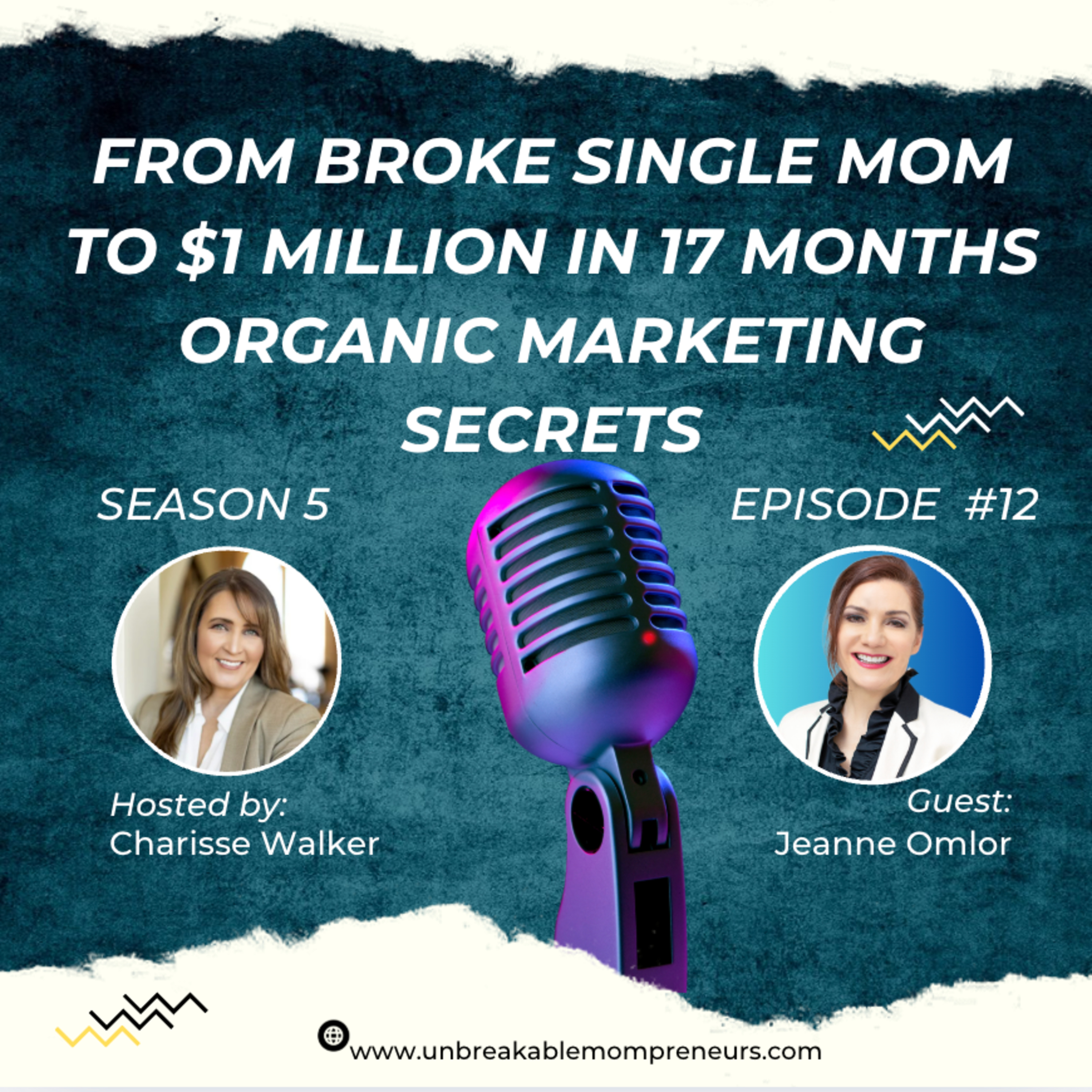 From Broke Single Mom to $1 Million in 17 Months: Organic Marketing Secrets with Jeanne Omlor episode artwork