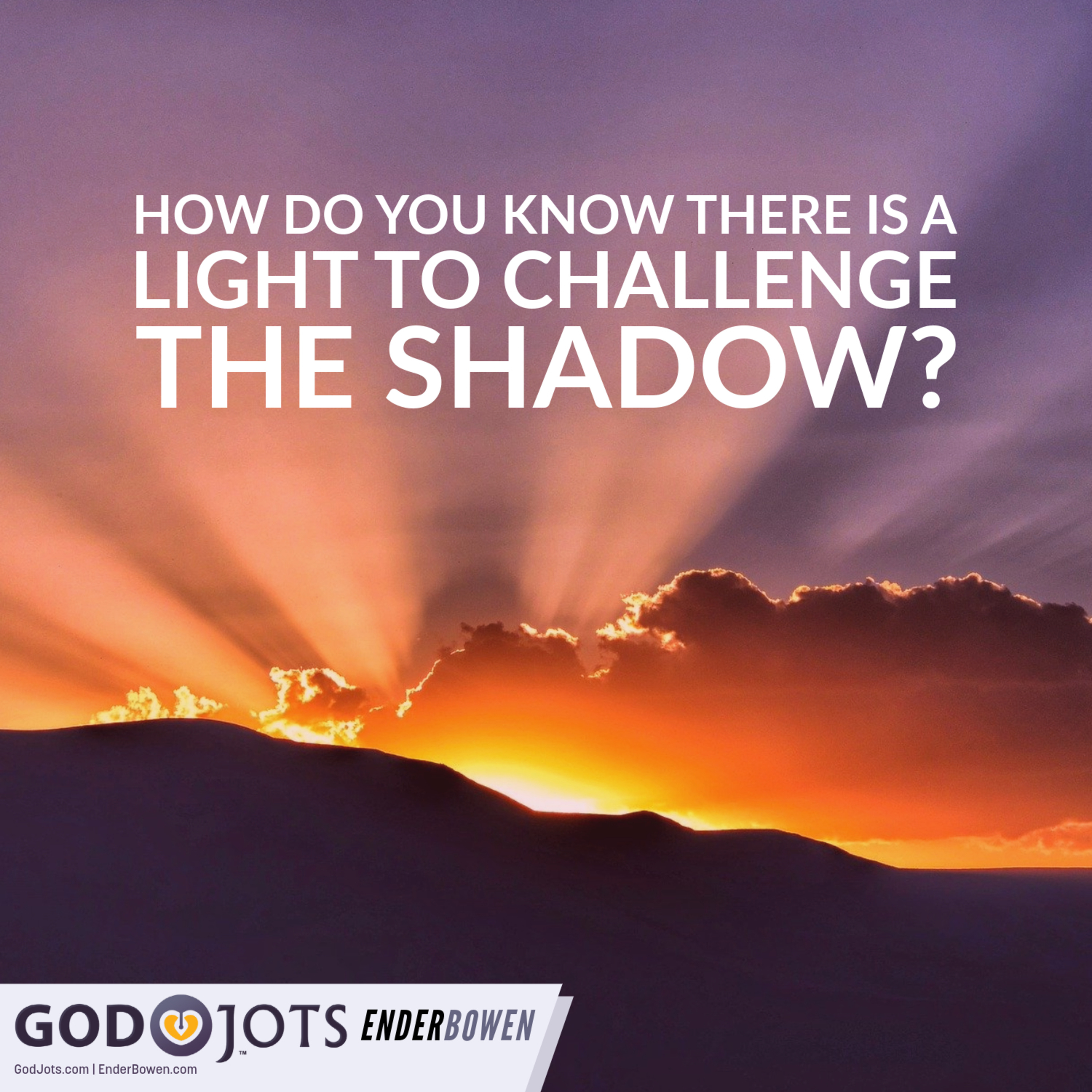 How Do You Know There Is A Light To Challenge The Shadow? episode artwork