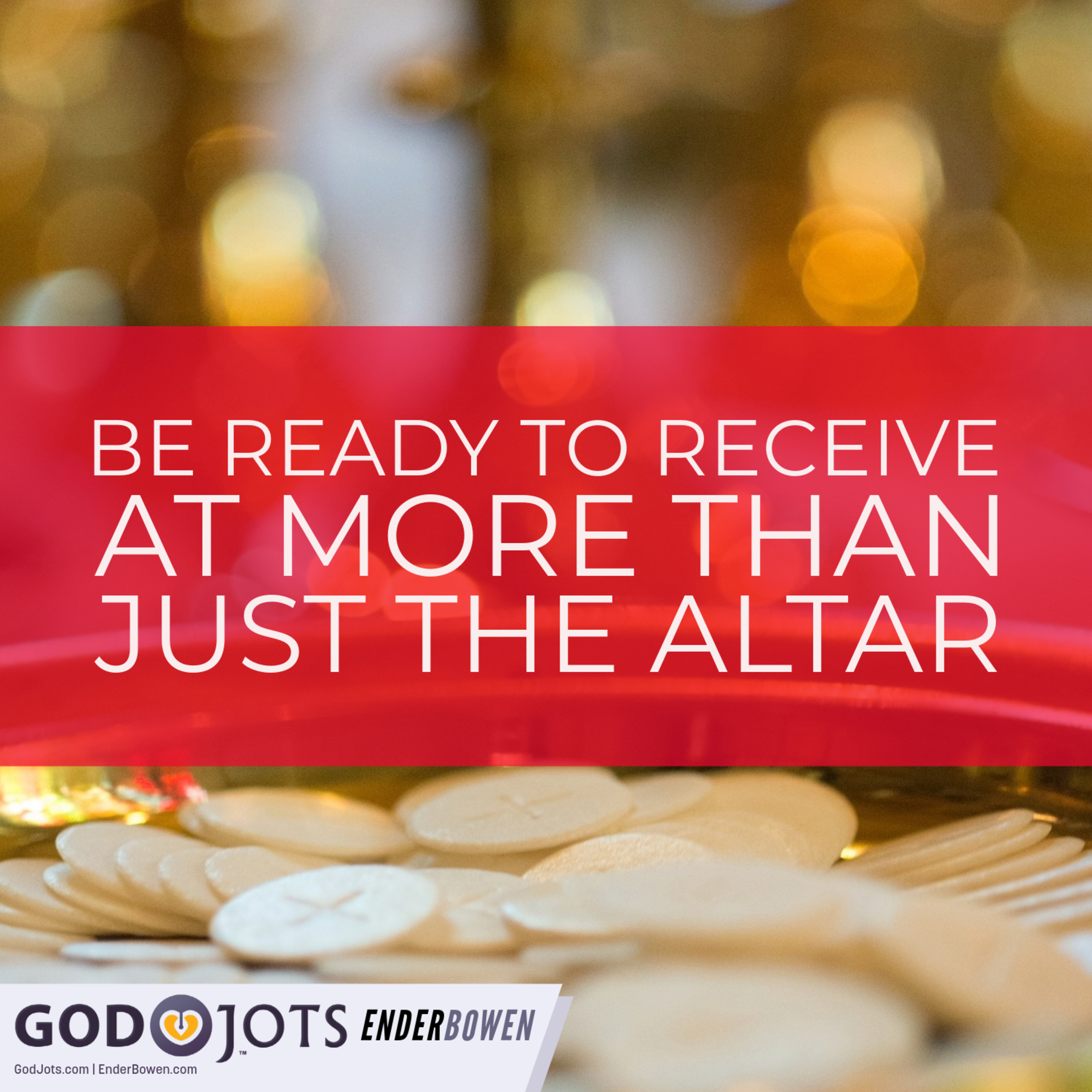 Why You Should Be Ready To Receive At More Than Just The Altar episode artwork
