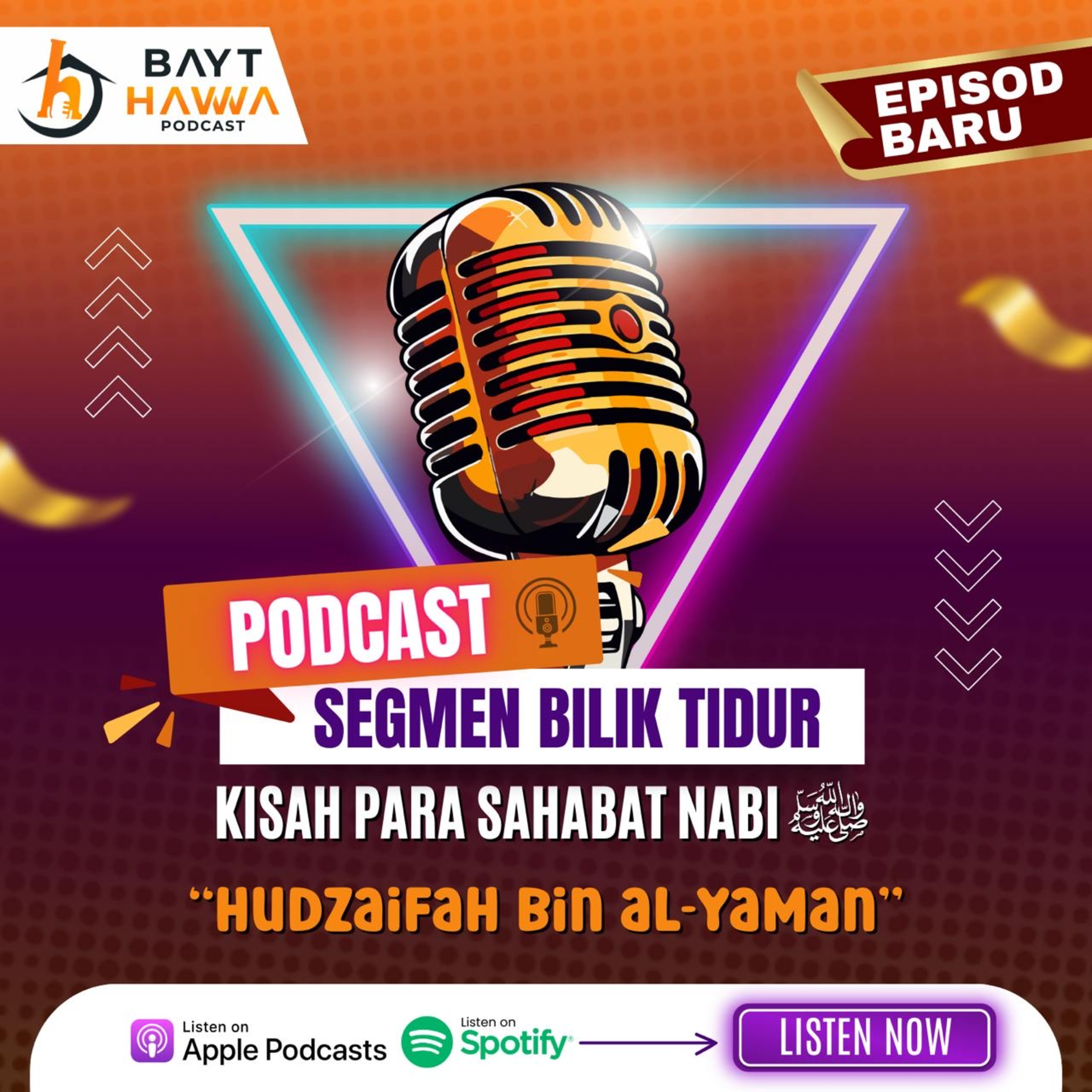 BILIK TIDUR : Penyimpan Rahsia Rasululah SAW - Saidina Huzaifah Al-Yaman