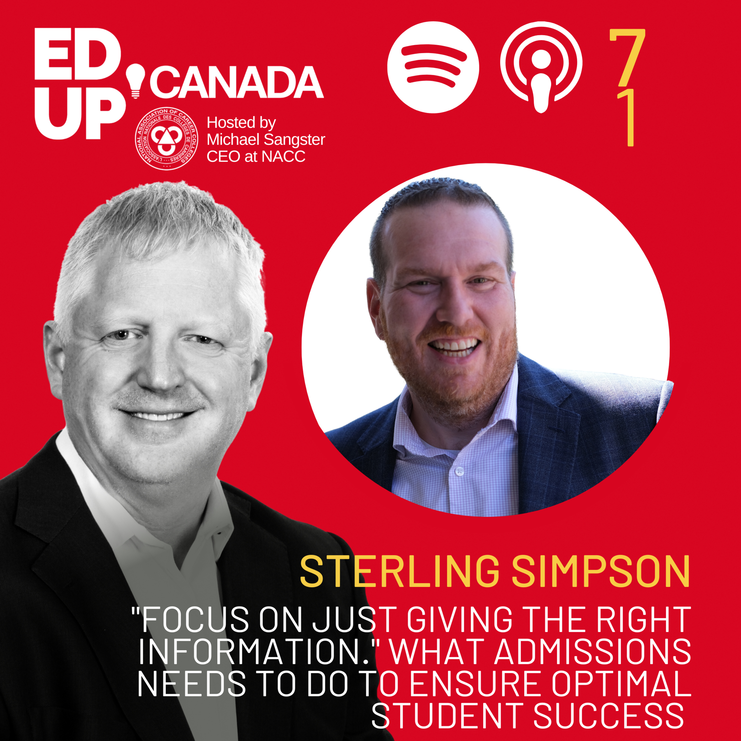 "Focus on just giving the right information." What Admissions Needs to Do to Ensure Optimal Student Fit with Sterling Simpson  episode artwork