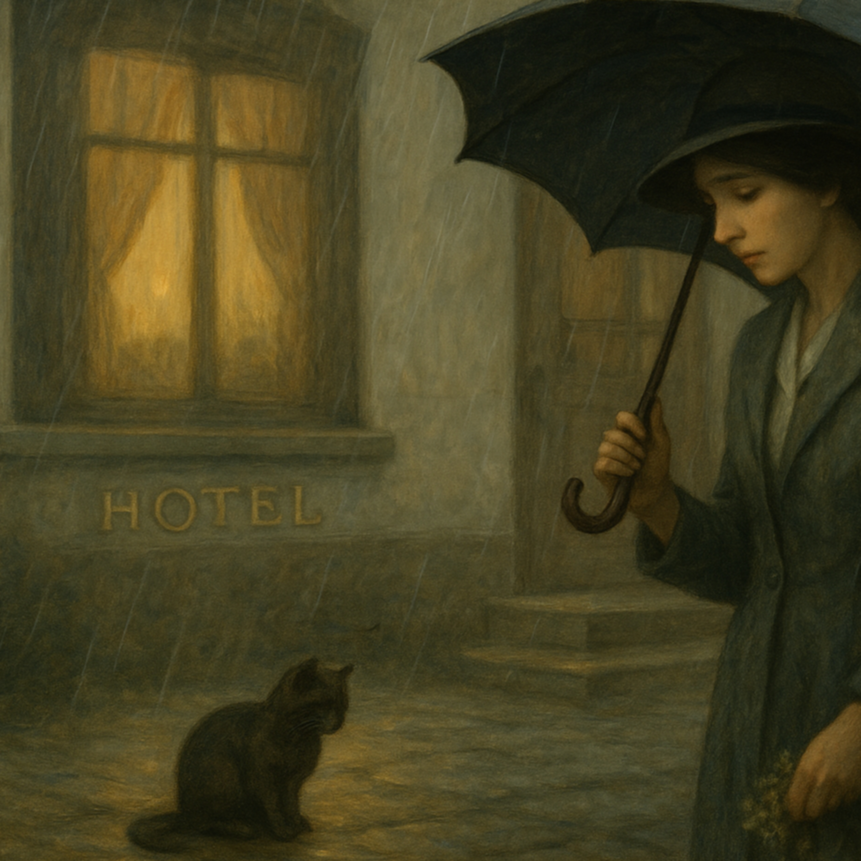 “Cat in the Rain” by Ernest Hemingway: A Quiet Quest for Comfort episode artwork
