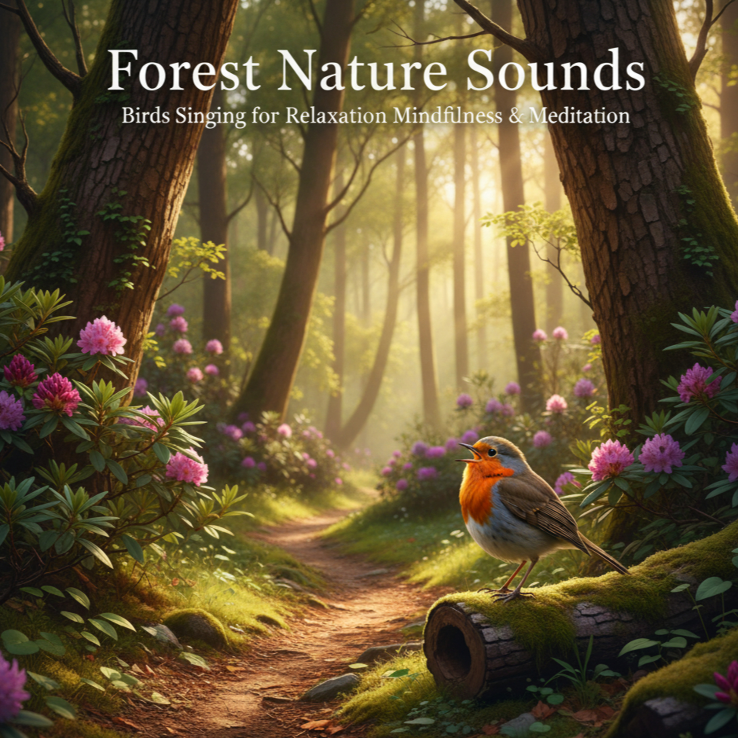 8hrs - Forest Nature Sounds Birds Singing for Relaxation Mindfulness & Meditation