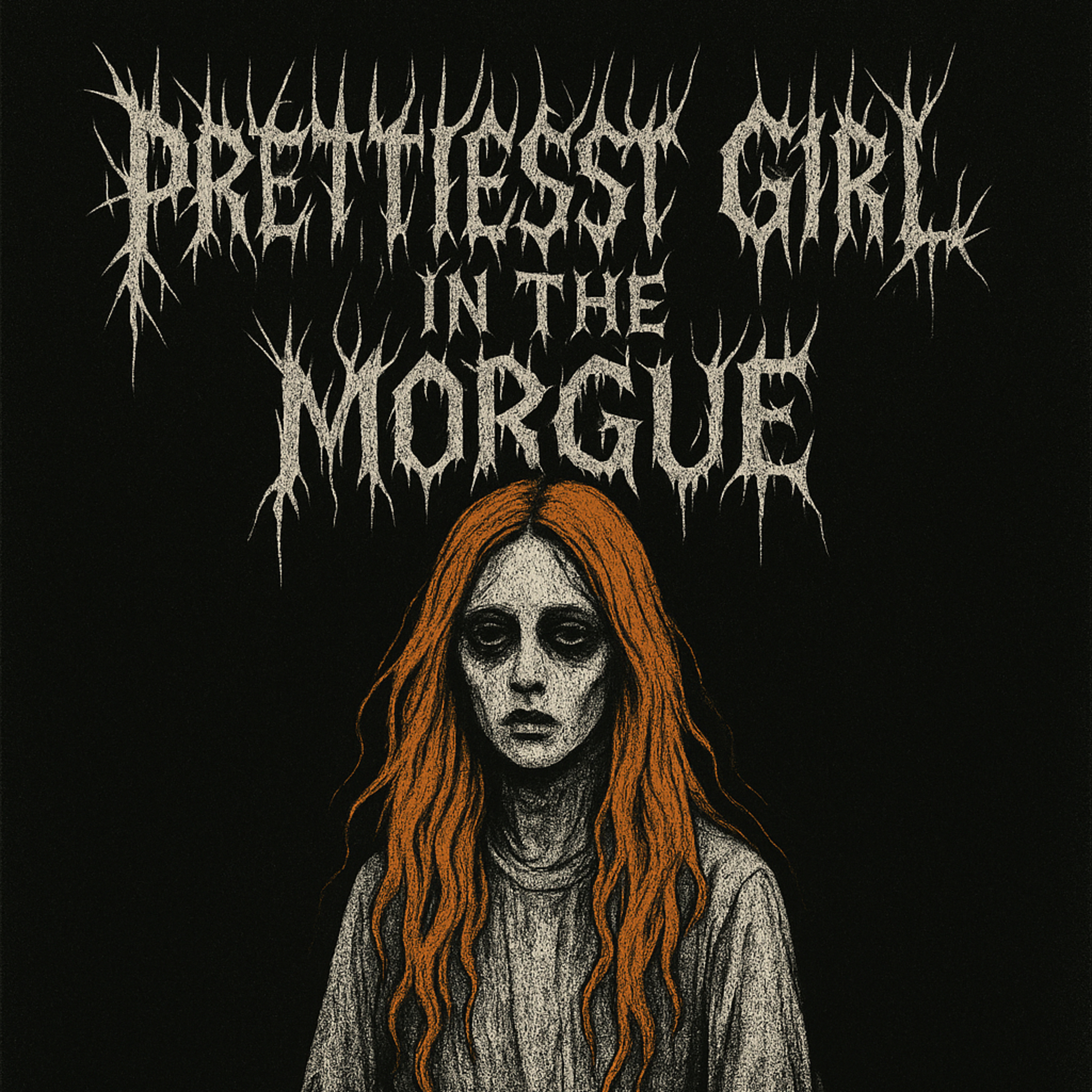 The prettiest girl in the morgue the pod cast trailer  episode artwork