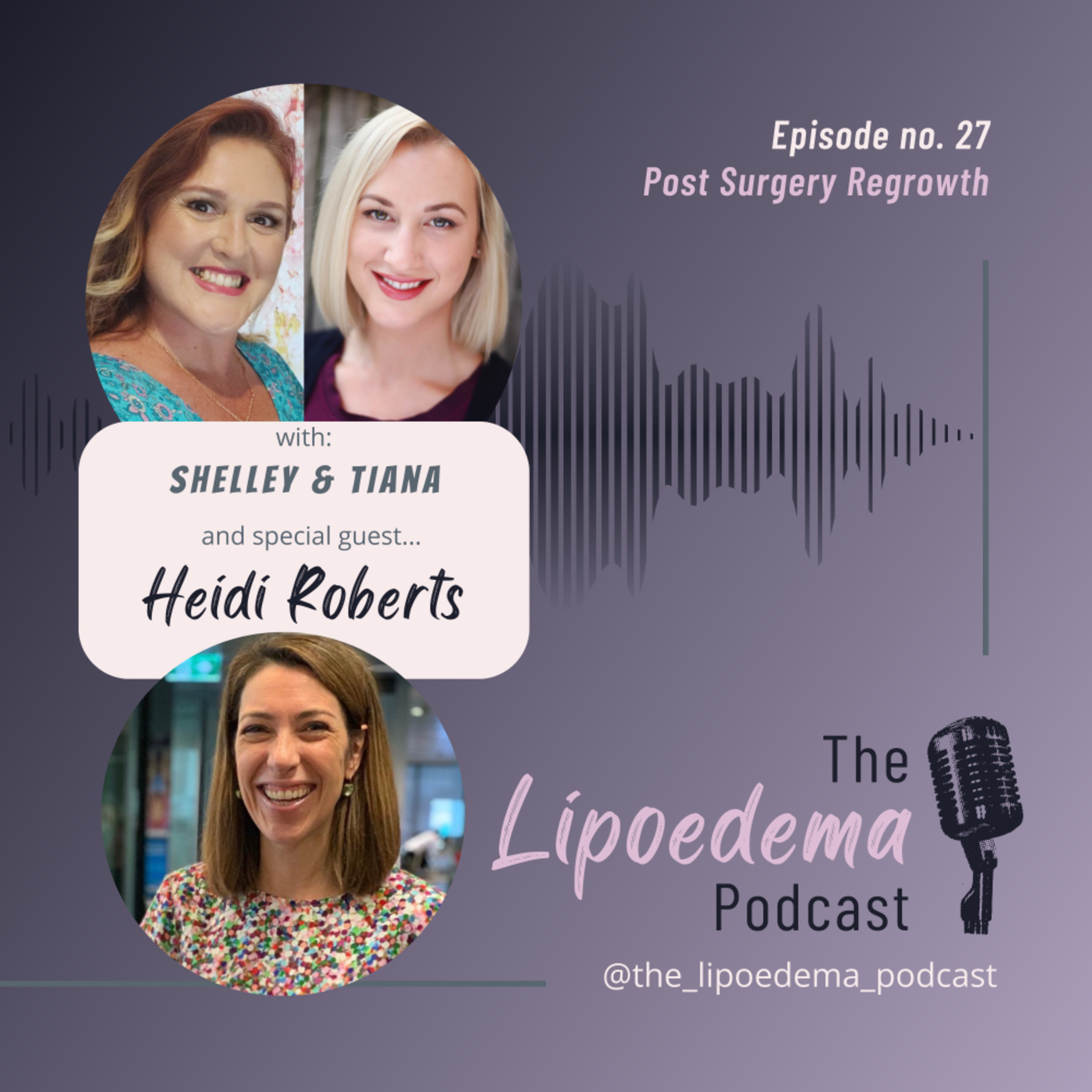 Episode 27 ~ Heidi Roberts Post Surgery Regrowth episode artwork