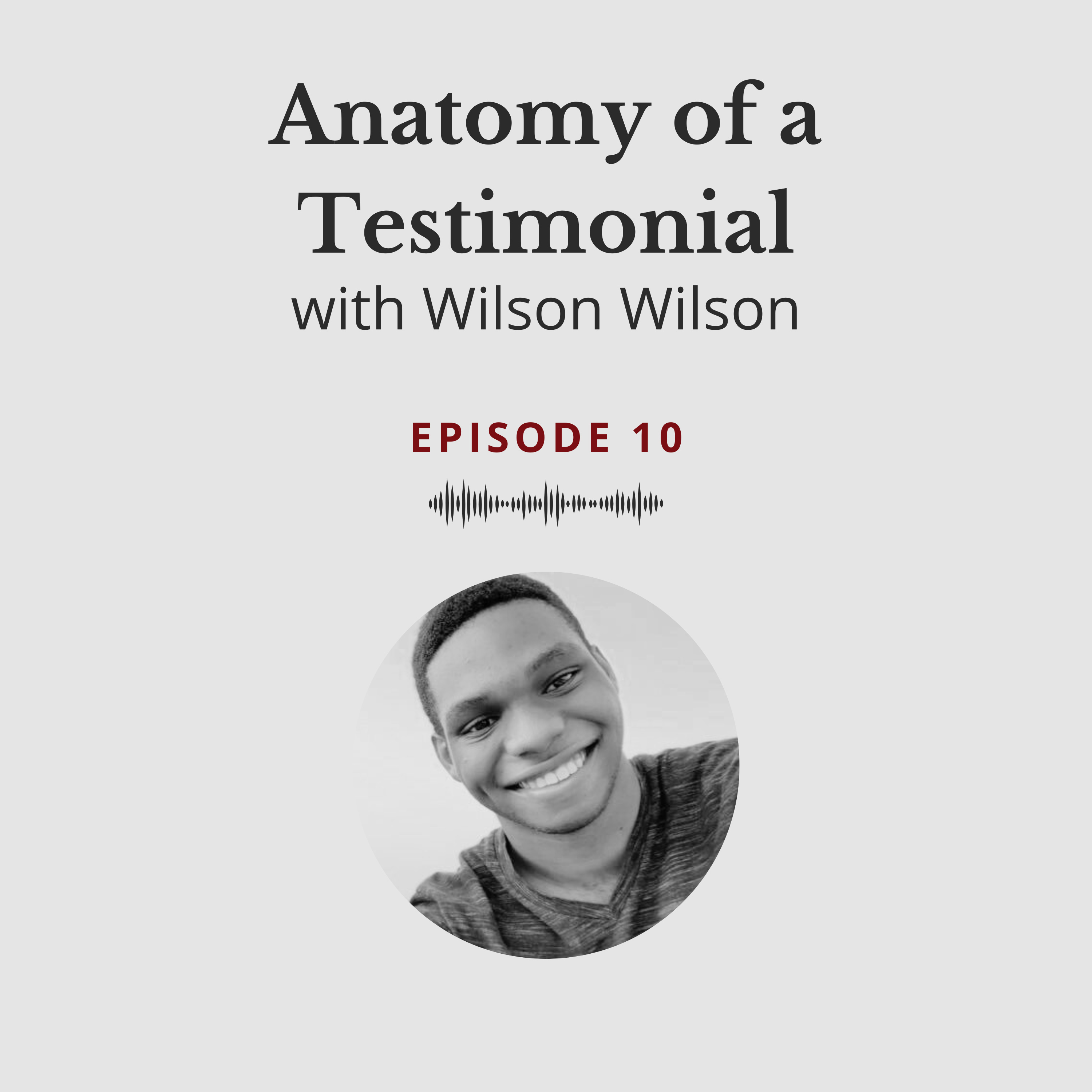 Anatomy of a Testimonial - Wilson Wislon #10 episode artwork