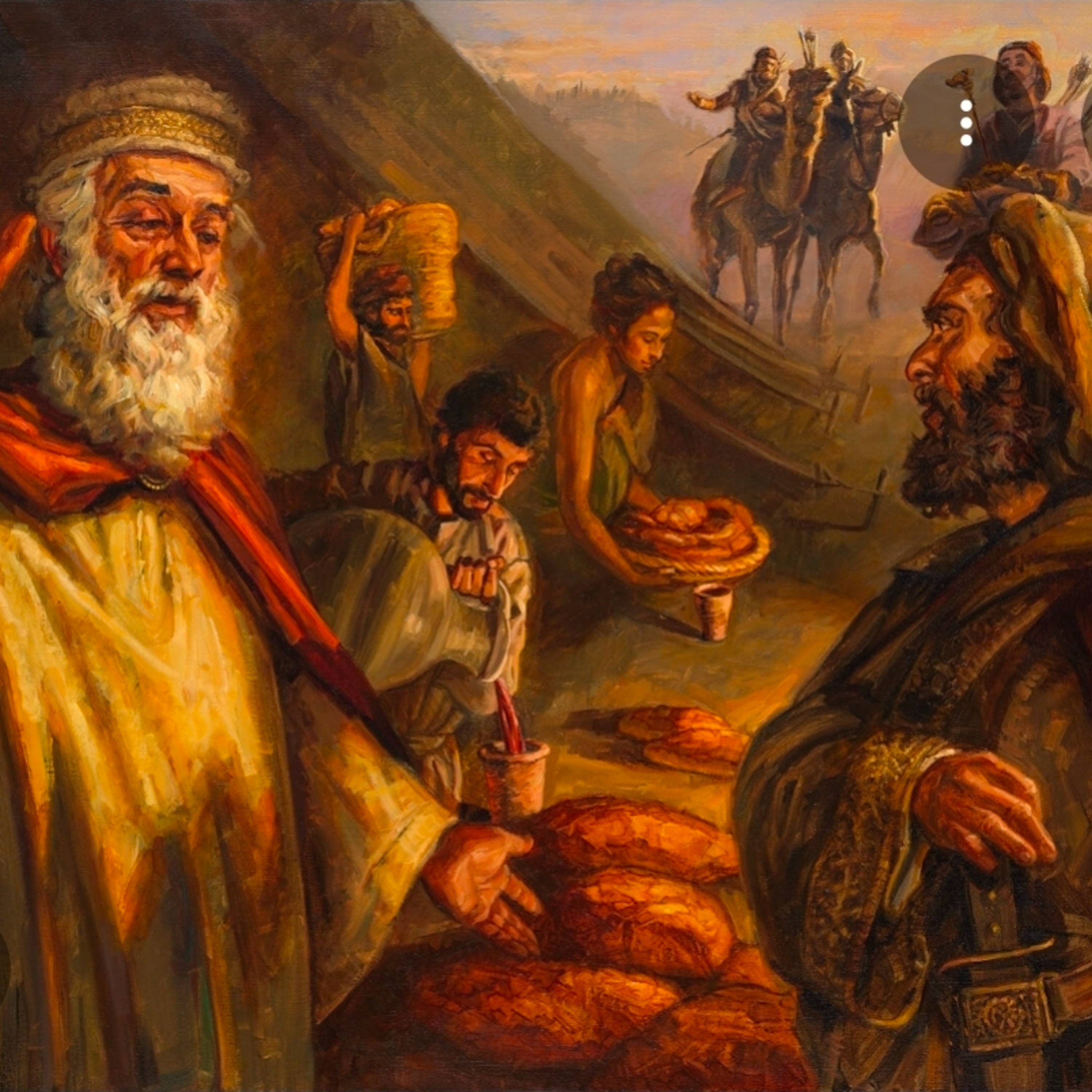 Jesus, Melchizedek, Shem, Abraham with Author Joseph Collen Right. Ep. 104 episode artwork