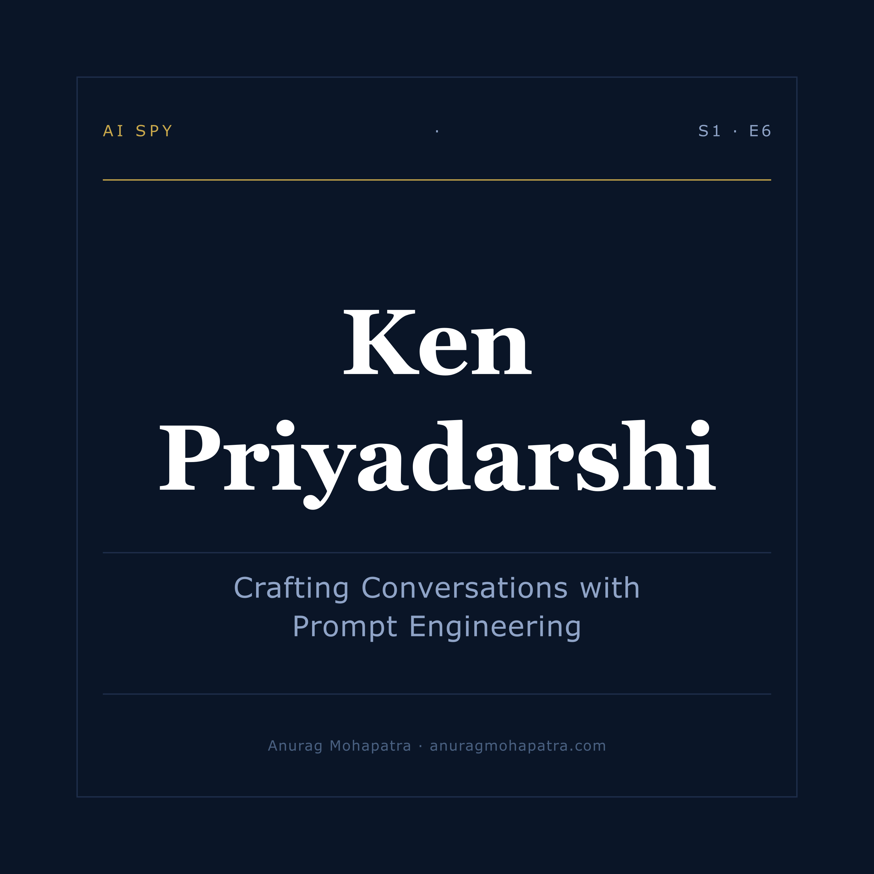 Crafting Conversations with Prompt Engineering episode artwork