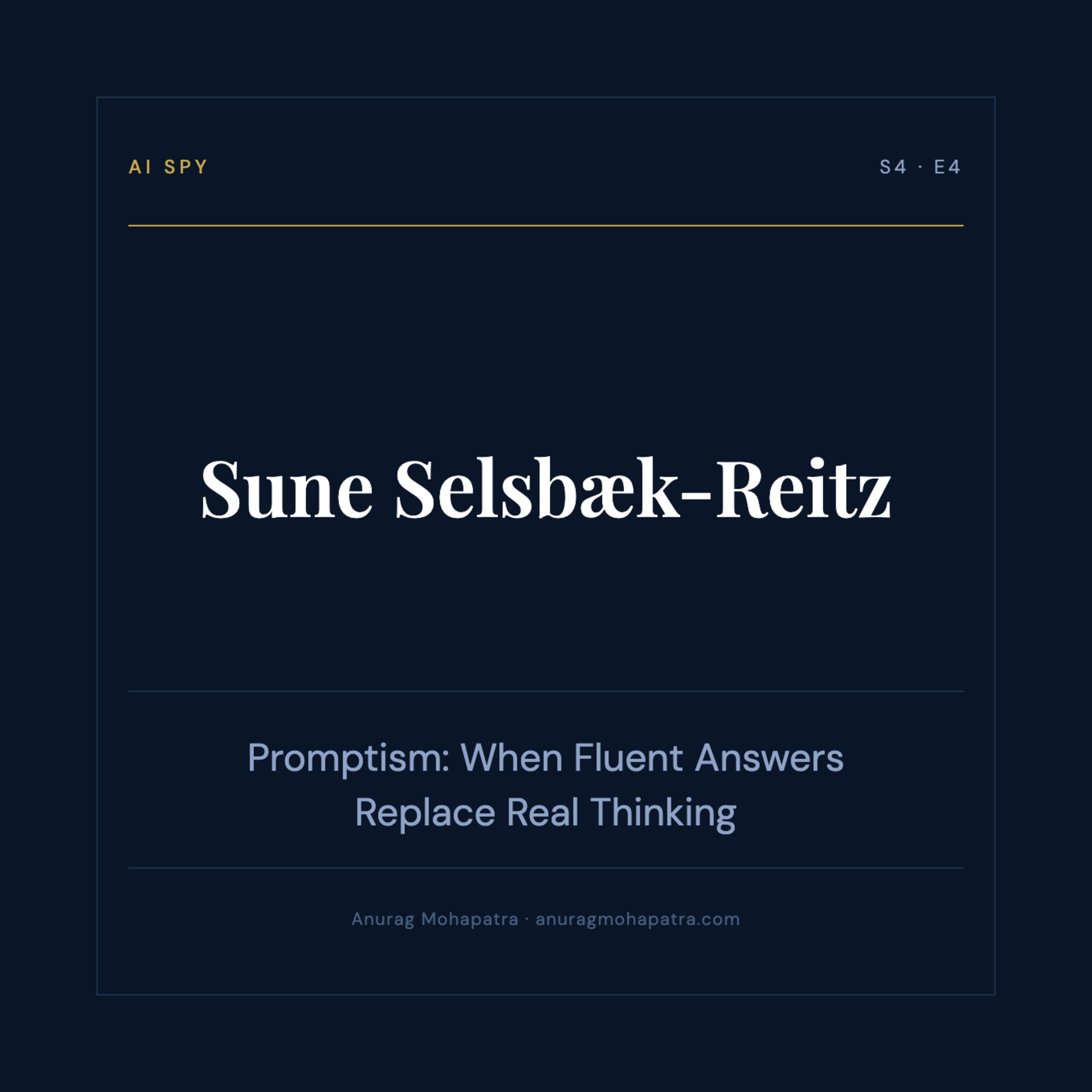 Promptism with Sune Selsbæk-Reitz