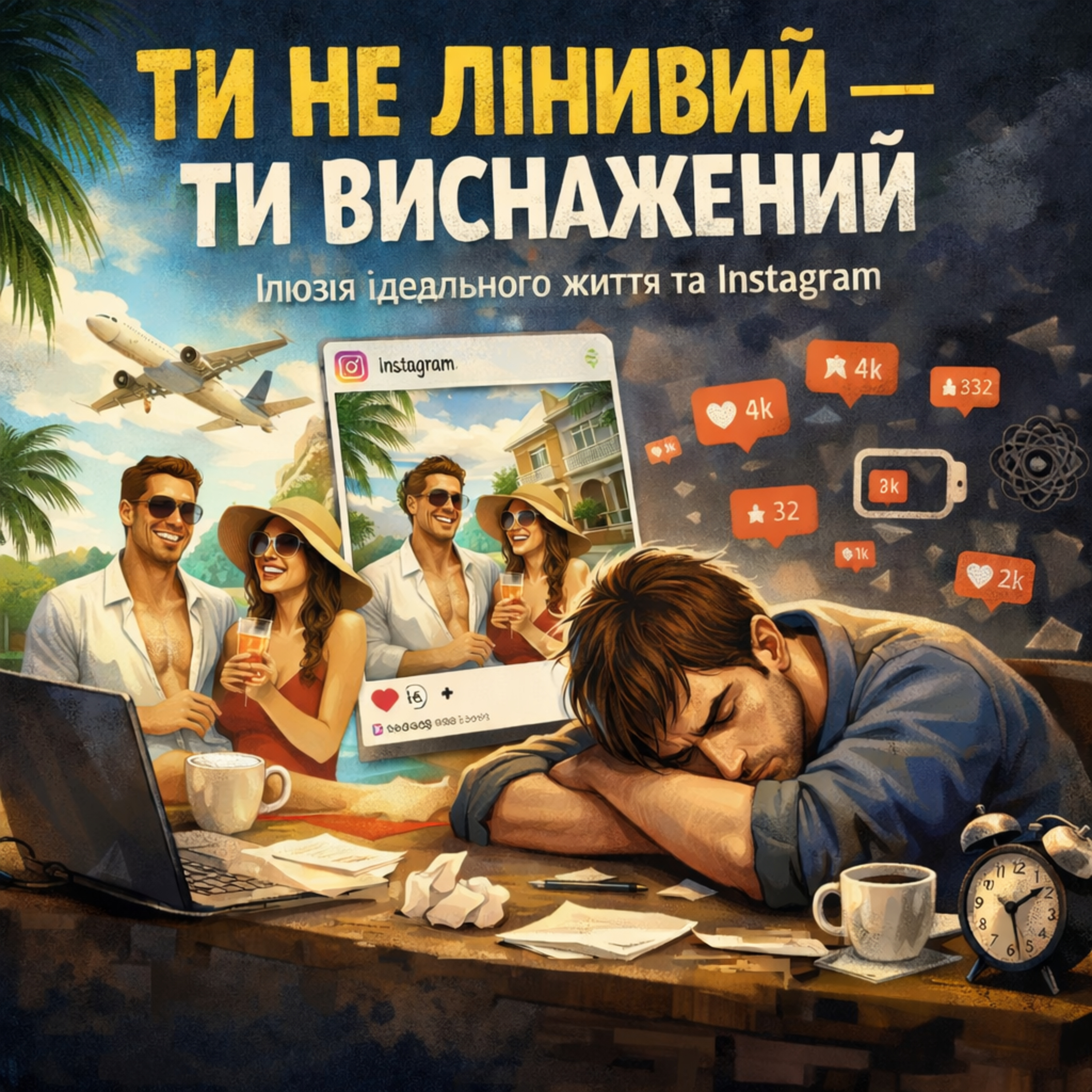 Ти не лінивий — ти виснажений. Ілюзія ідеального життя забирає енергію