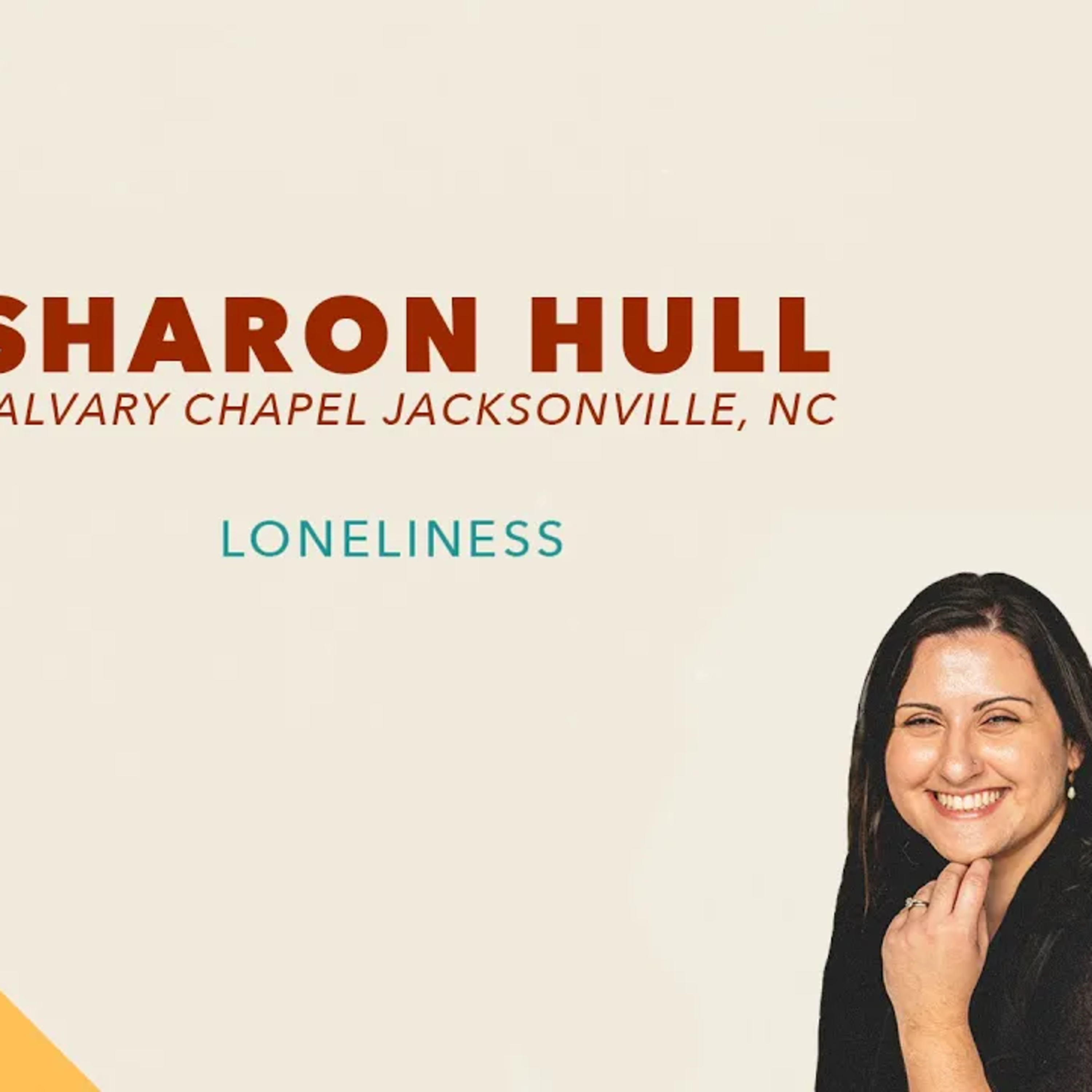 Guest Speaker: Sharon Hull - Loneliness episode artwork