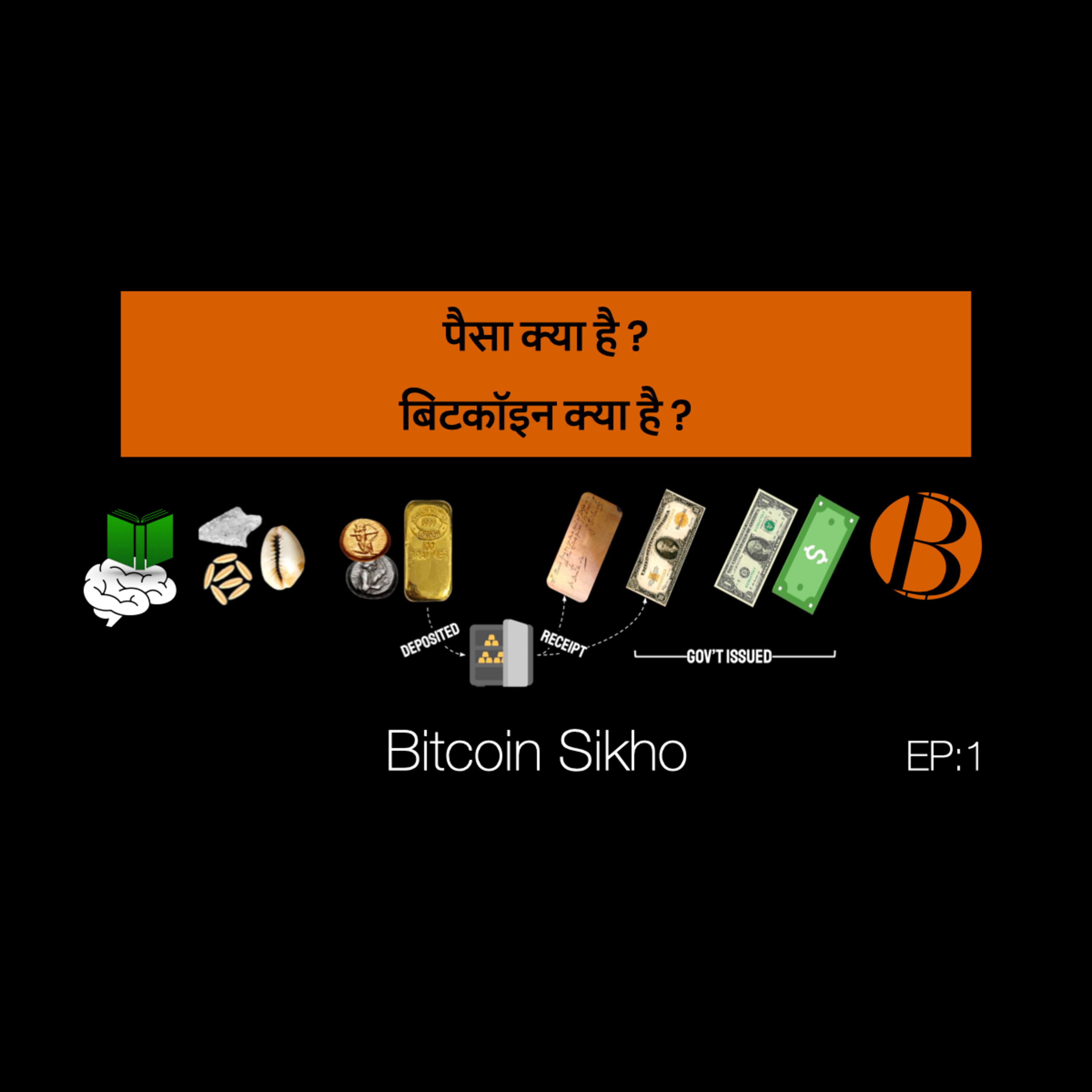 EP:1 What is money ? What is Bitcoin ? in Hindi पैसा क्या है ? बिटकॉइन क्या है ? episode artwork