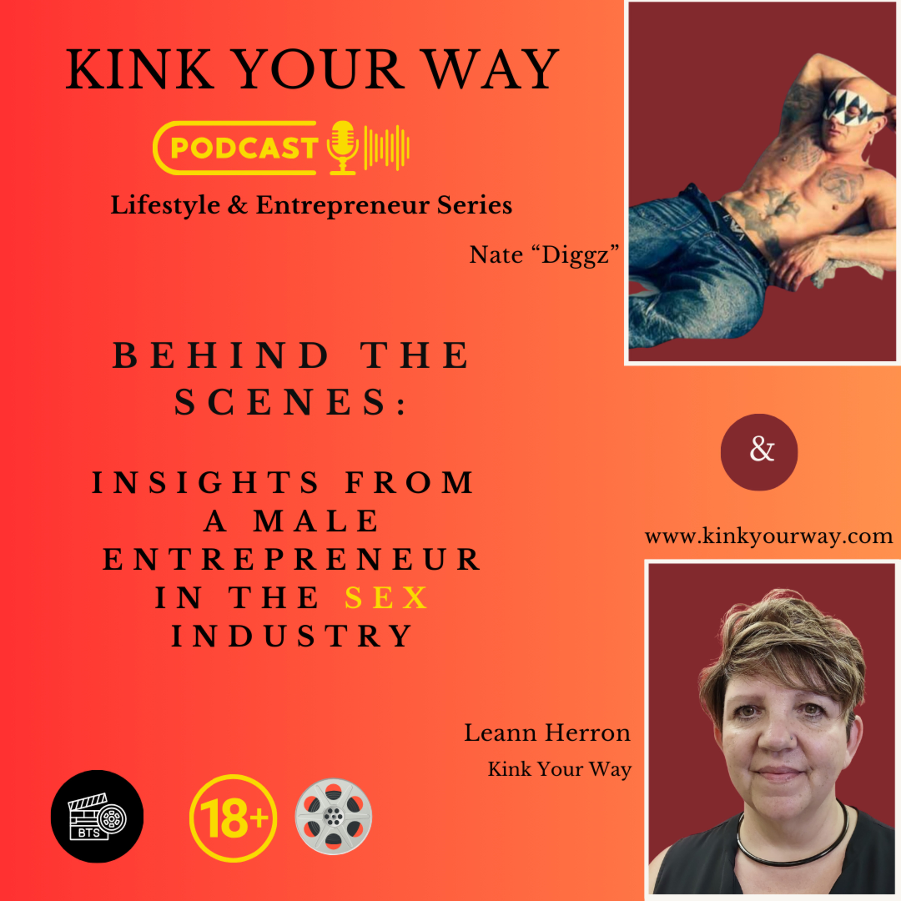 Behind the Scenes: Insights from a Male Entrepreneur in the Sex Industry with Nate “Diggz”.
