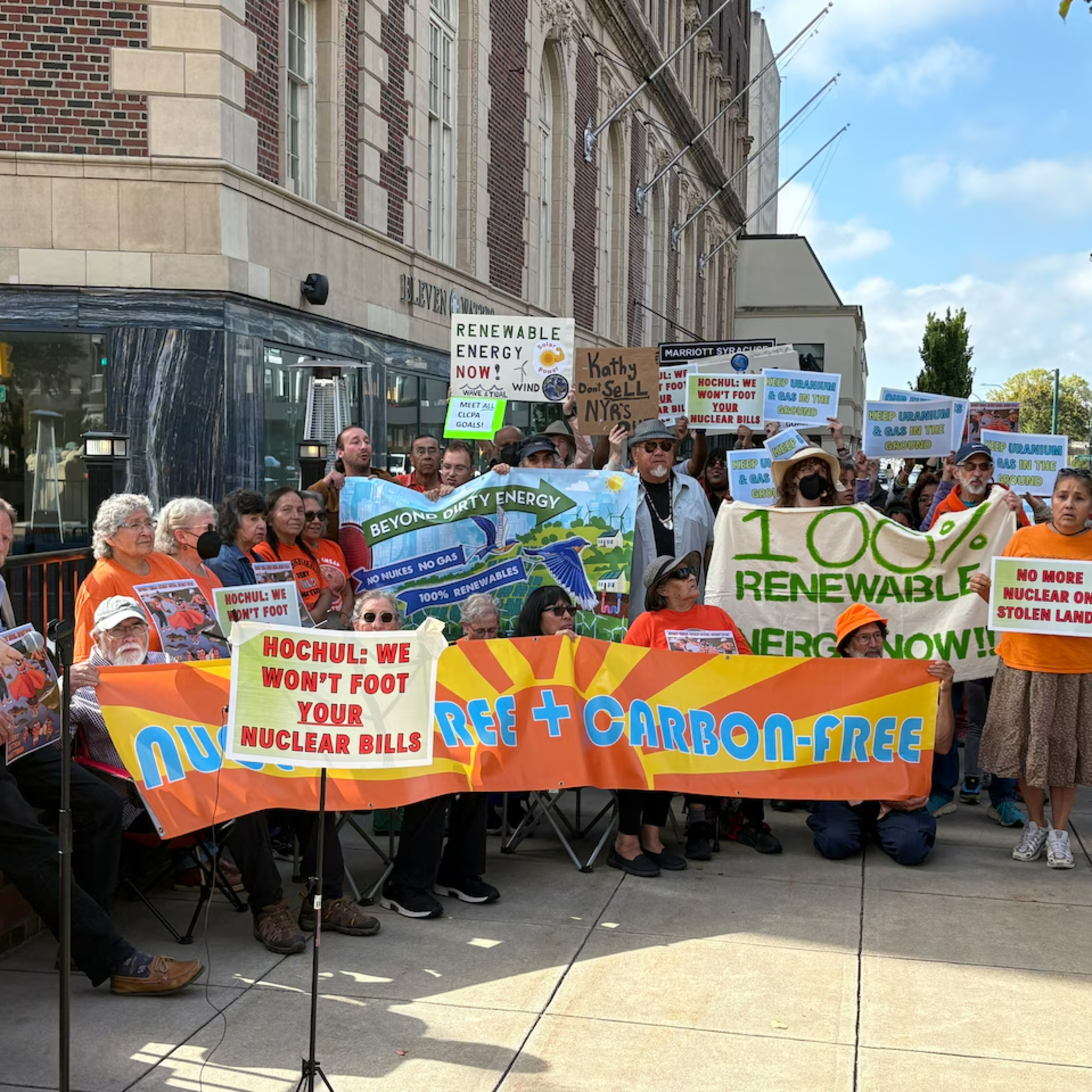 Protest at Hochul's Nuclear Summit in Syracuse episode artwork