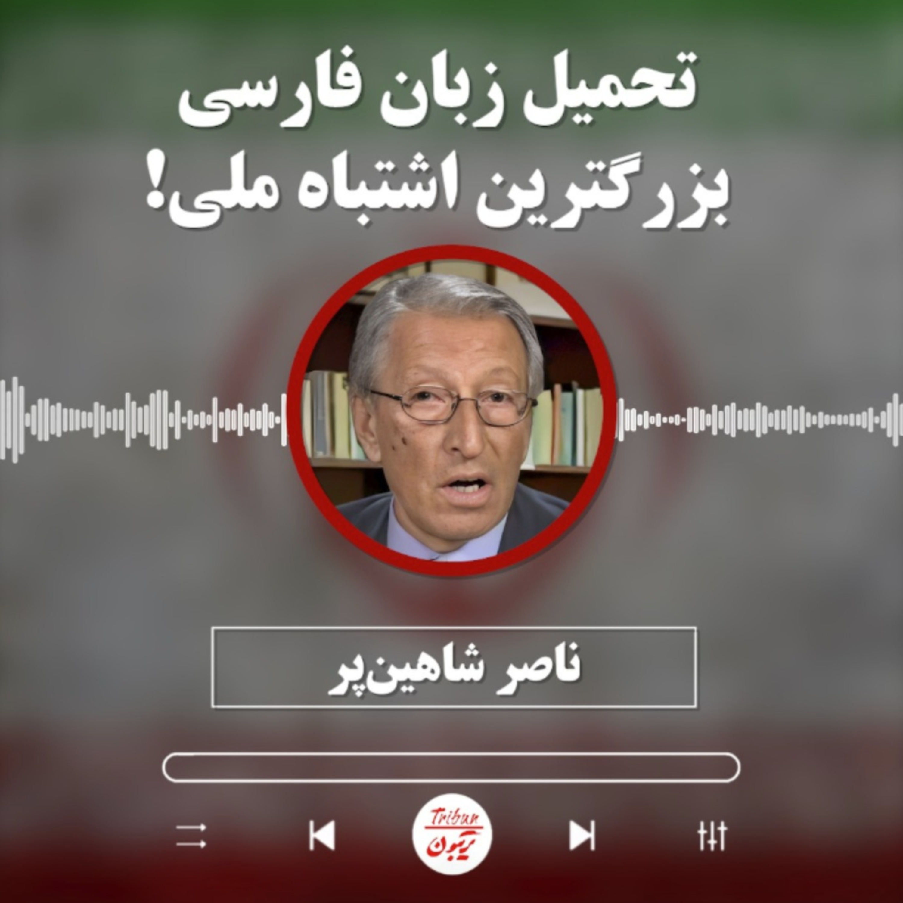 ناصر شاهین‌پر: تحمیل زبان فارسی، بزرگترین اشتباه ملی! episode artwork