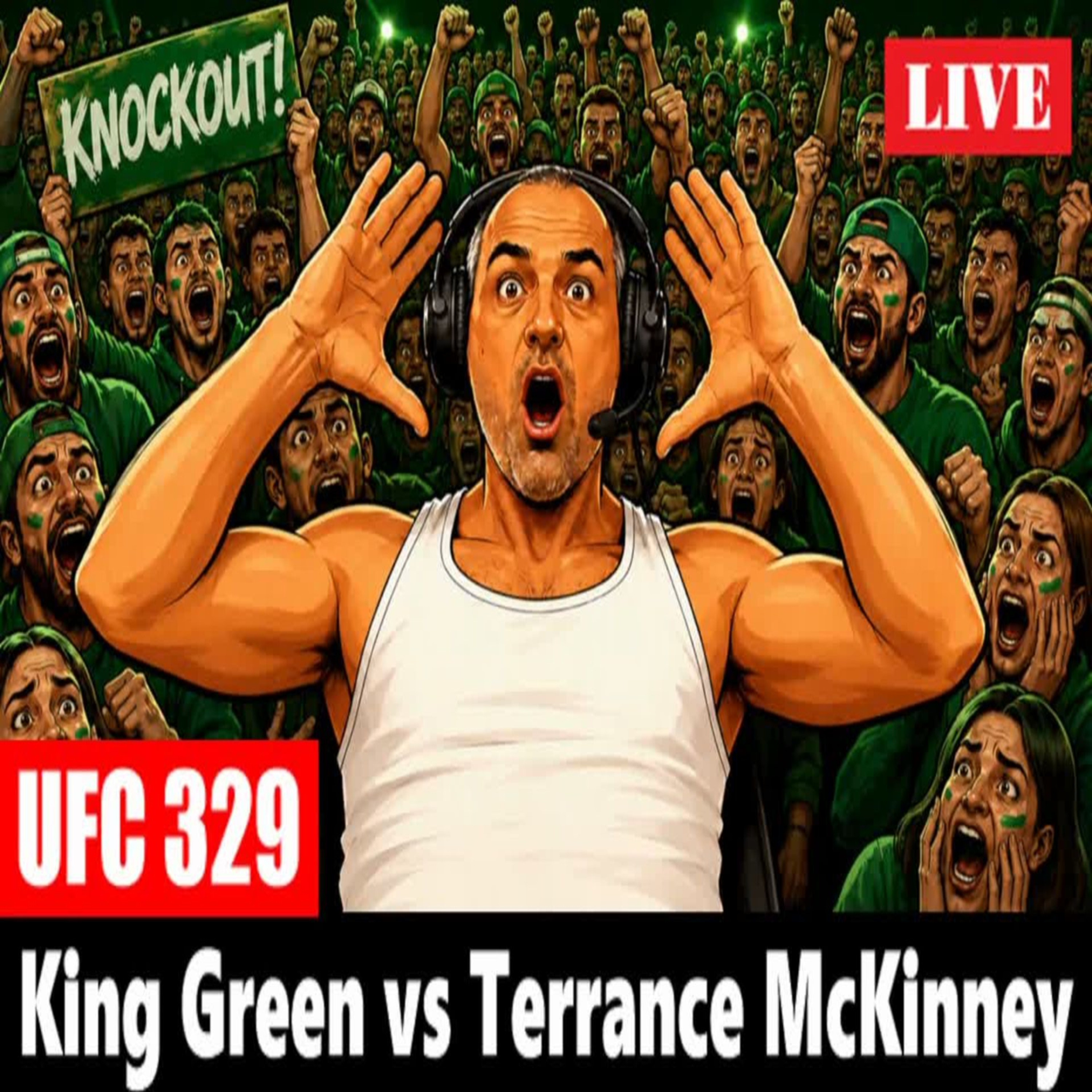 UFC 329: King Green vs Terrance McKinney FULL FIGHT REACTION episode artwork