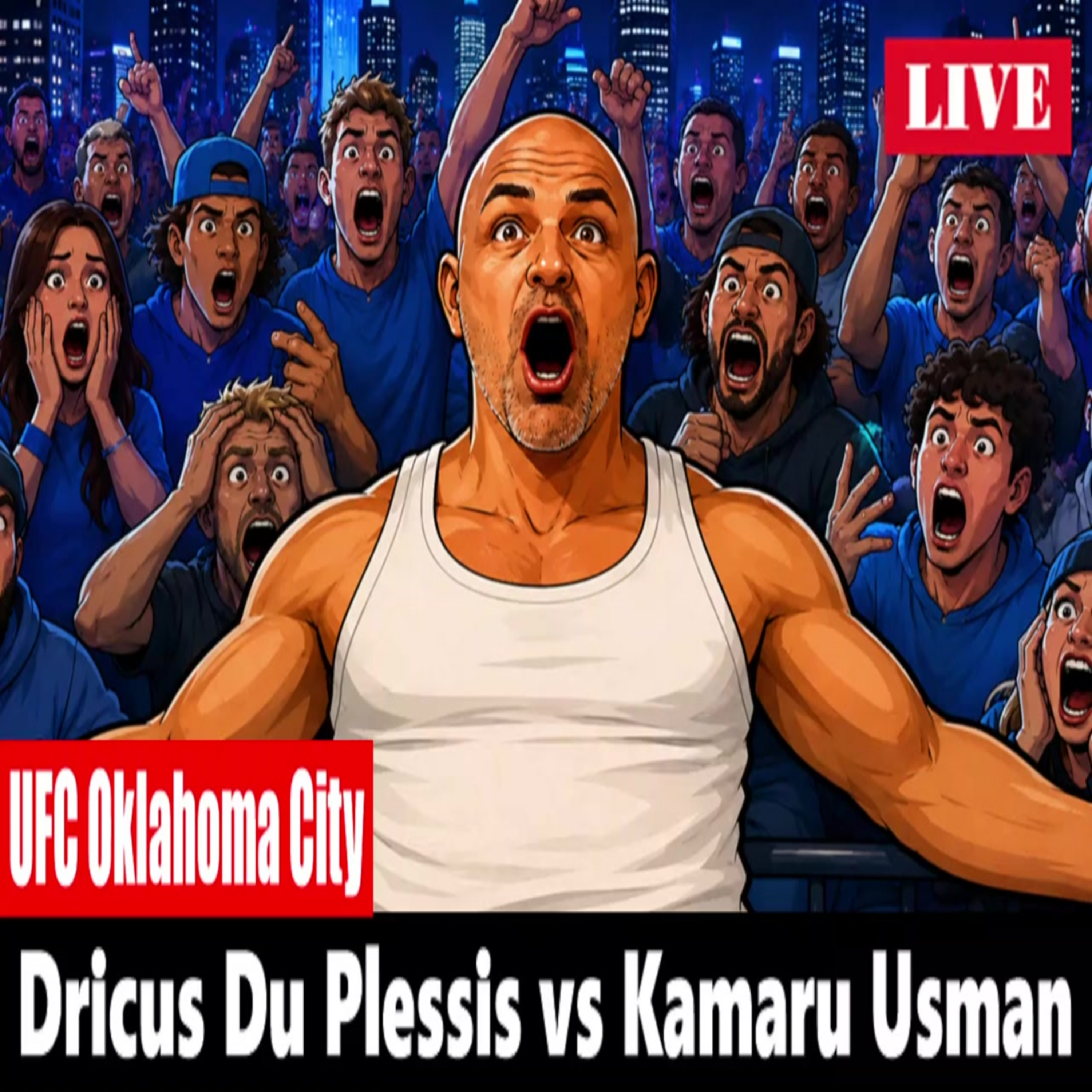 UFC Oklahoma City: Dricus Du Plessis vs Kamaru Usman FULL FIGHT REACTION episode artwork