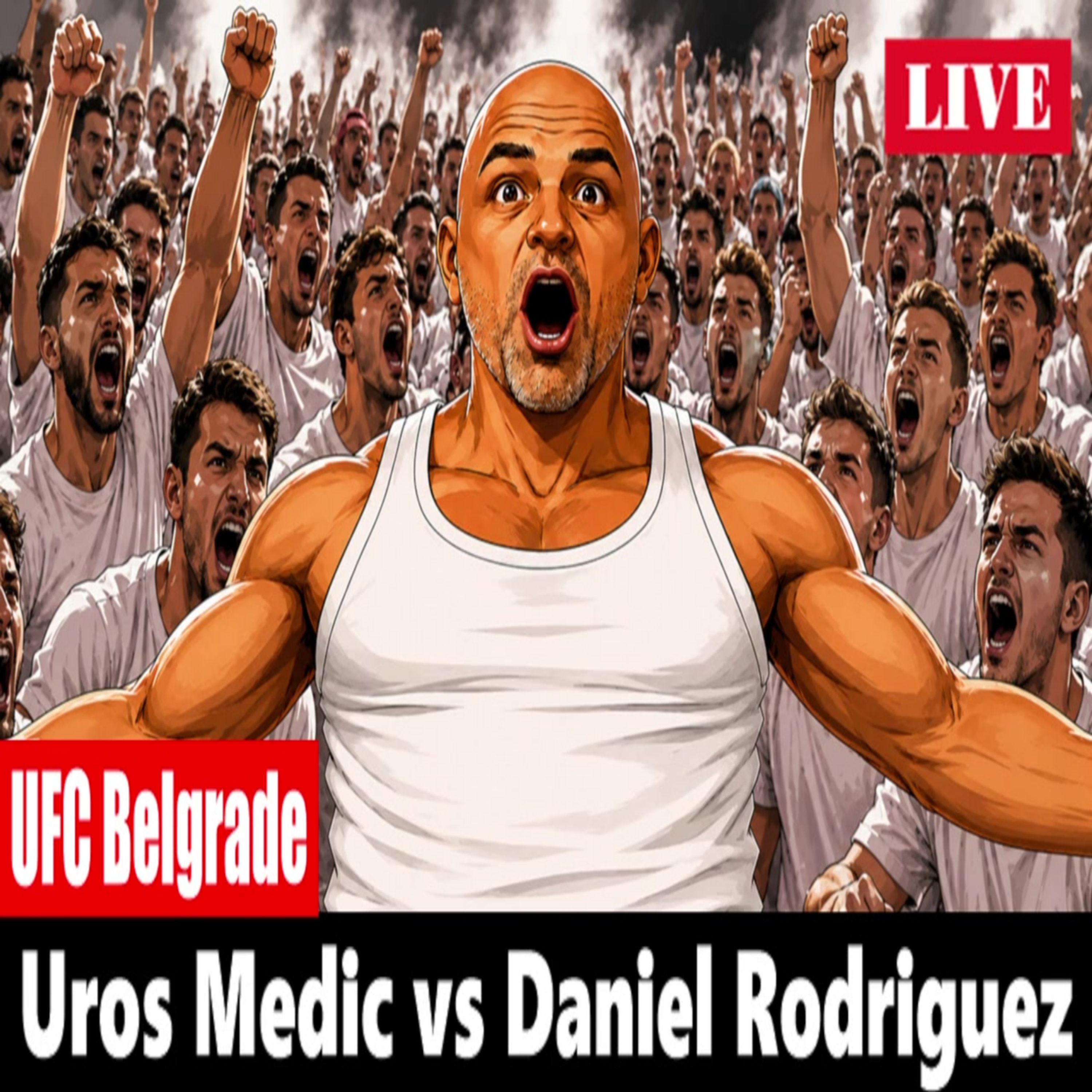 UFC Belgrade: Uros Medic vs Daniel Rodriguez FULL FIGHT REACTION episode artwork