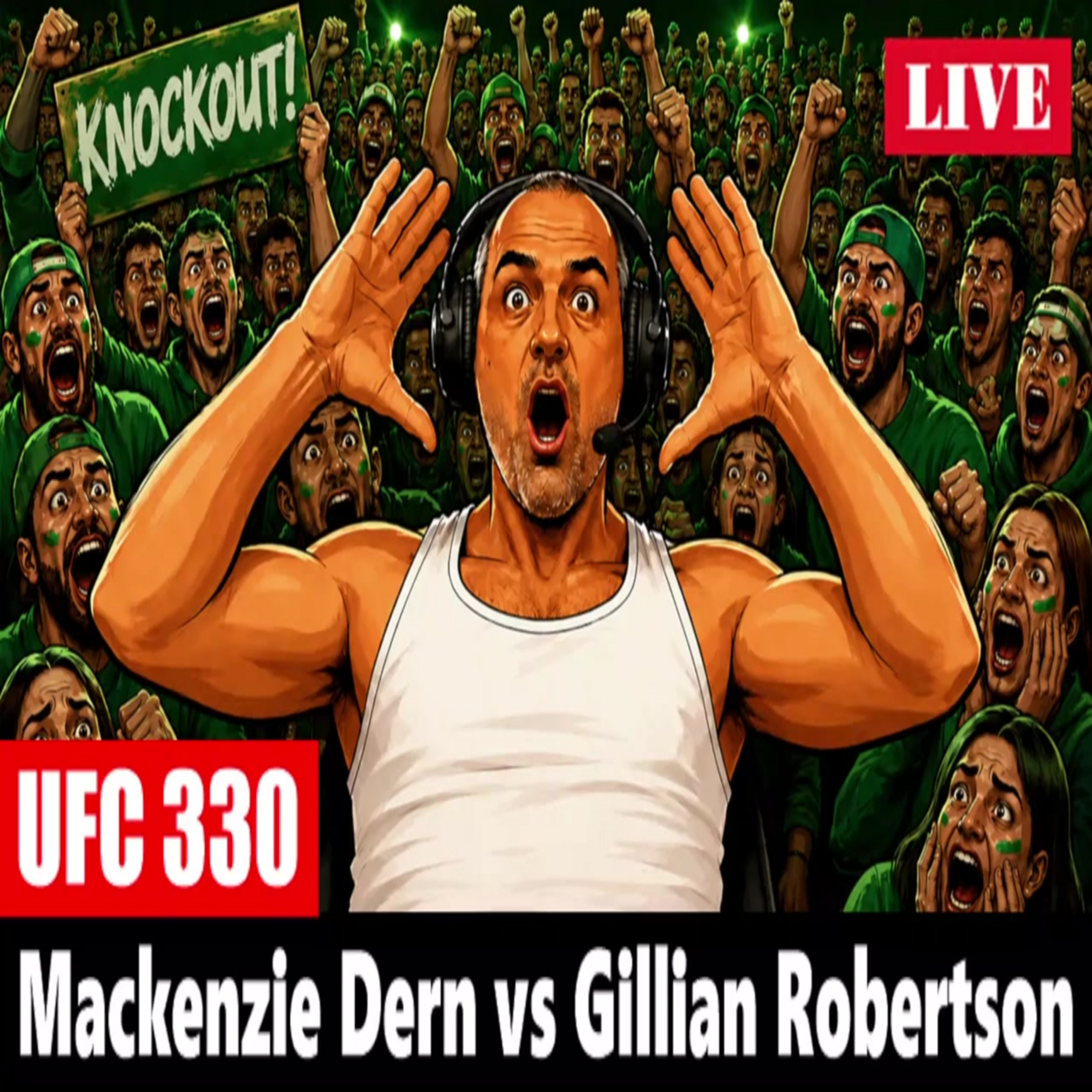 UFC 330: Mackenzie Dern vs Gillian Robertson FULL FIGHT REACTION episode artwork