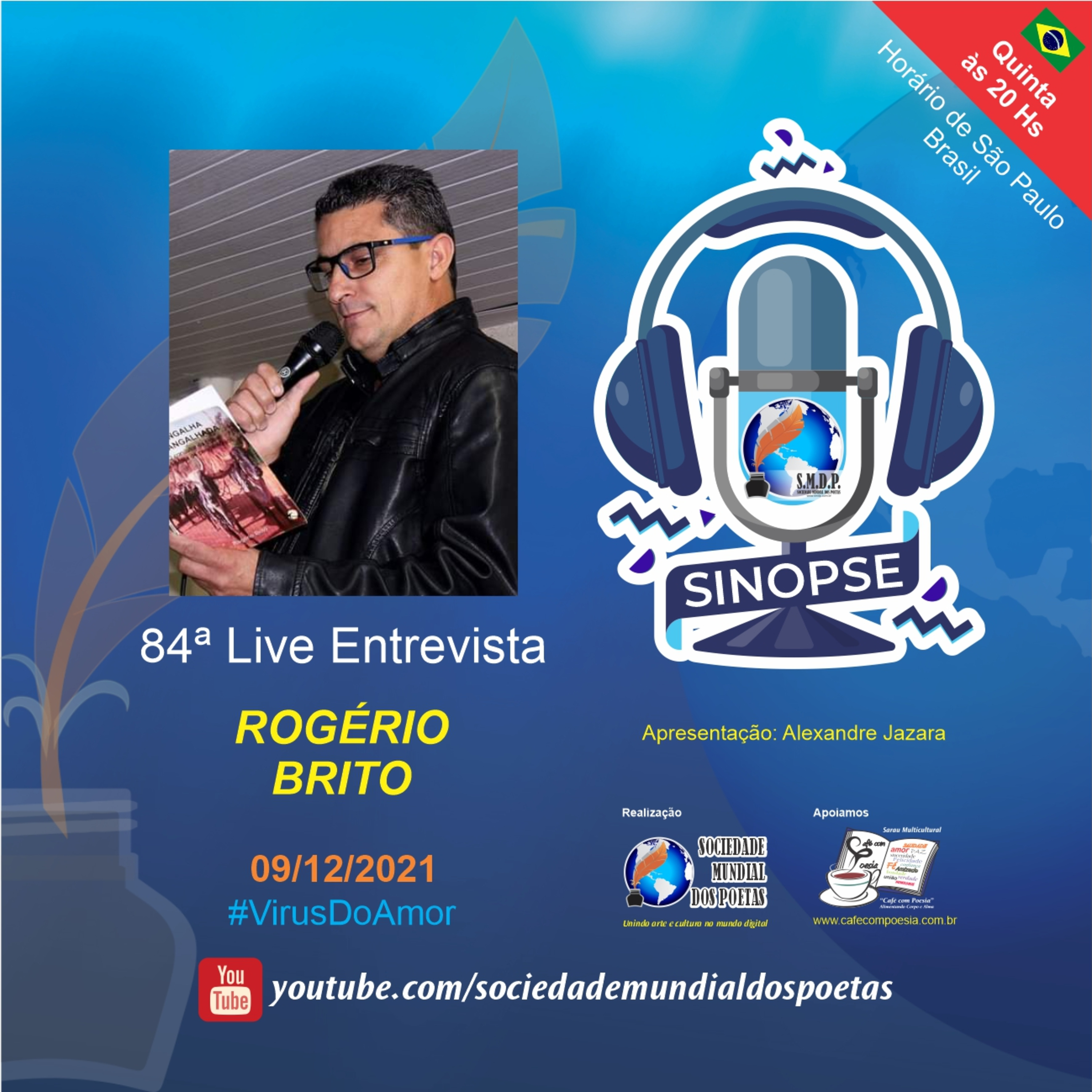 SINOPSE da SMDP seu podcast/registro biográfico de artes contemporâneas semanal